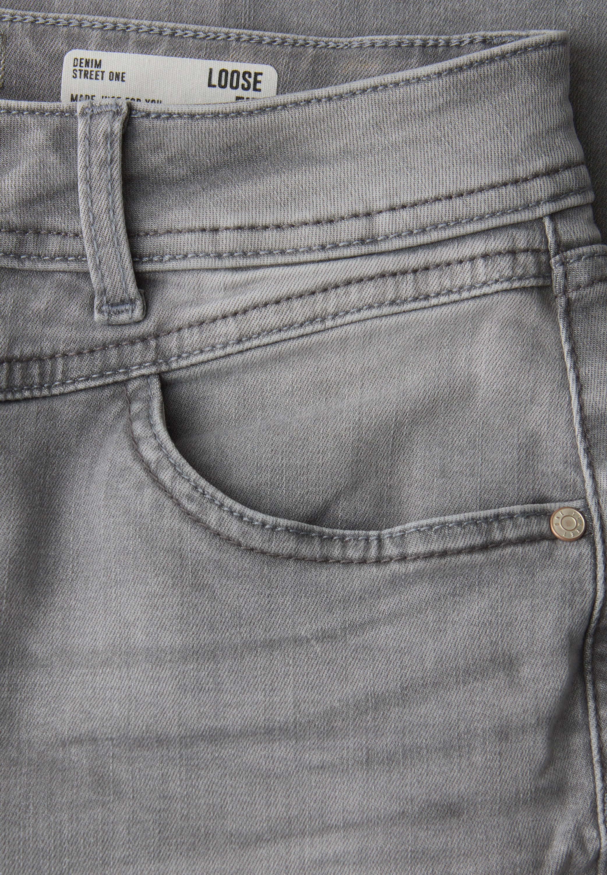 STREET ONE Loose-fit-Jeans im Denim-Style