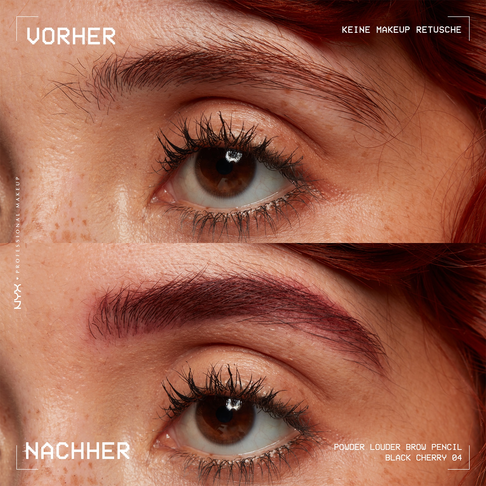 NYX Augenbrauenpflege »Makeup Powder Louder Brow Pencil«, mit Mikrofiber
