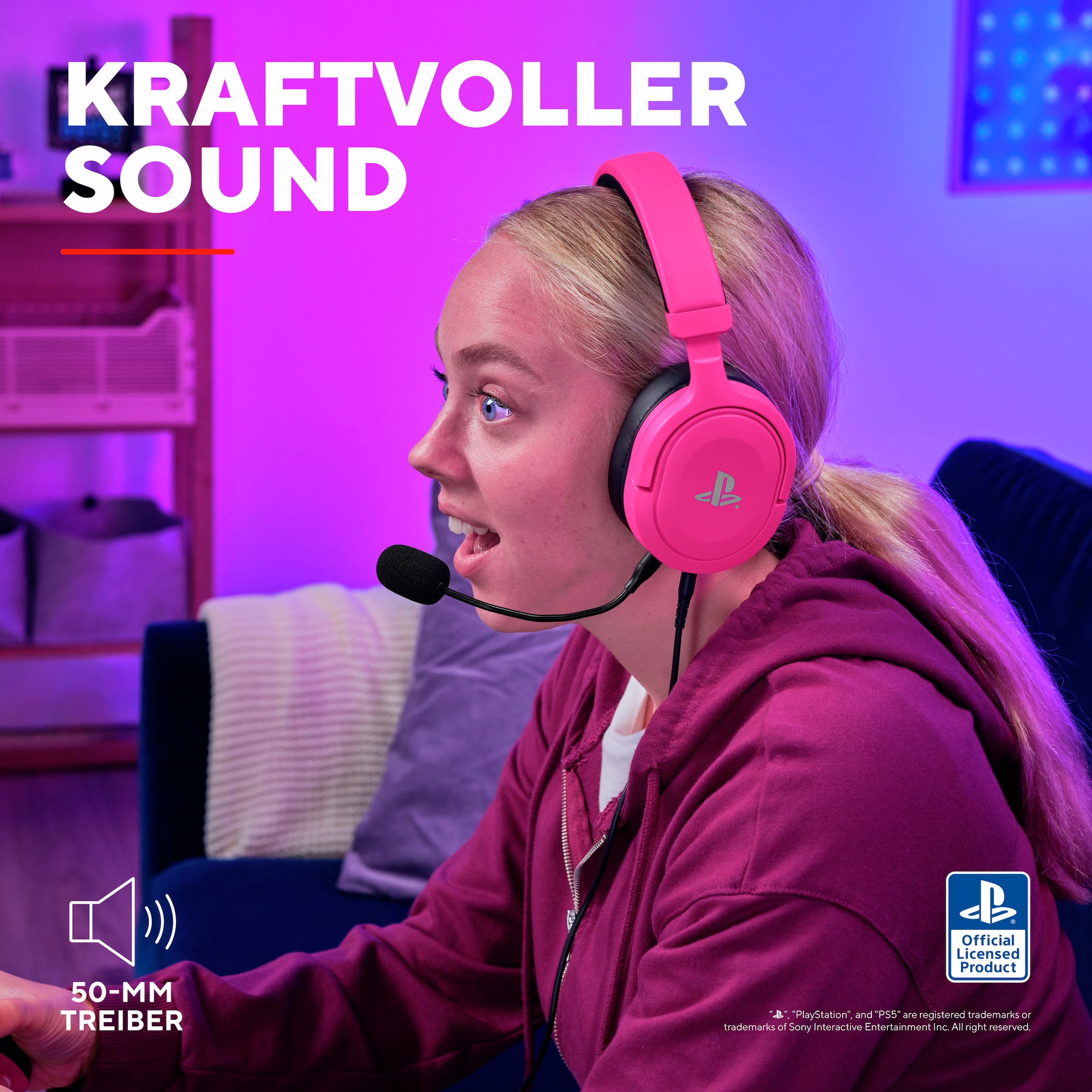 Trust Gaming-Headset »GXT 498P Forta«, Mikrofon abnehmbar