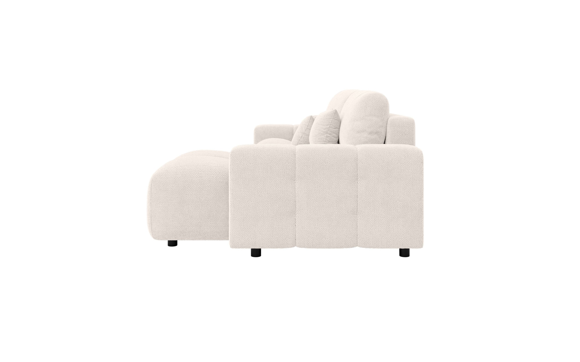 INOSIGN Ecksofa »FELICI, Schlafsofa 233cm, L-Form mit Recamiere beidseitig montierbar«, Designsofa mit Bettfunktion und Bettkasten, Maße B/T/H: 233/142/88 cm