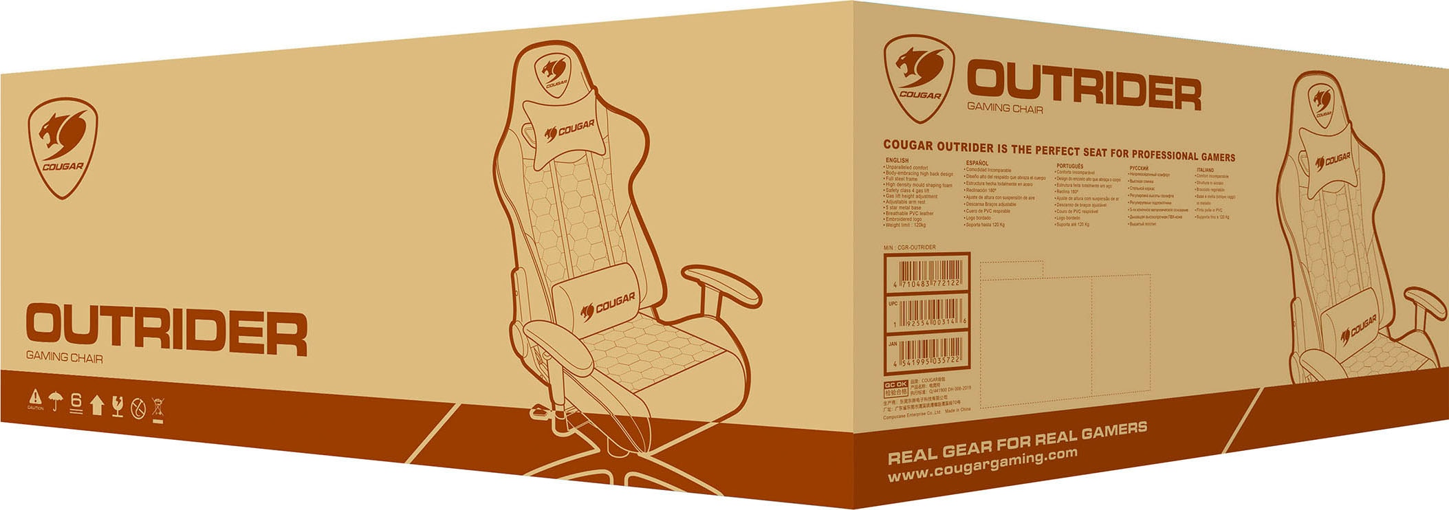 Cougar Gaming-Stuhl »Outrider«, Kunstleder