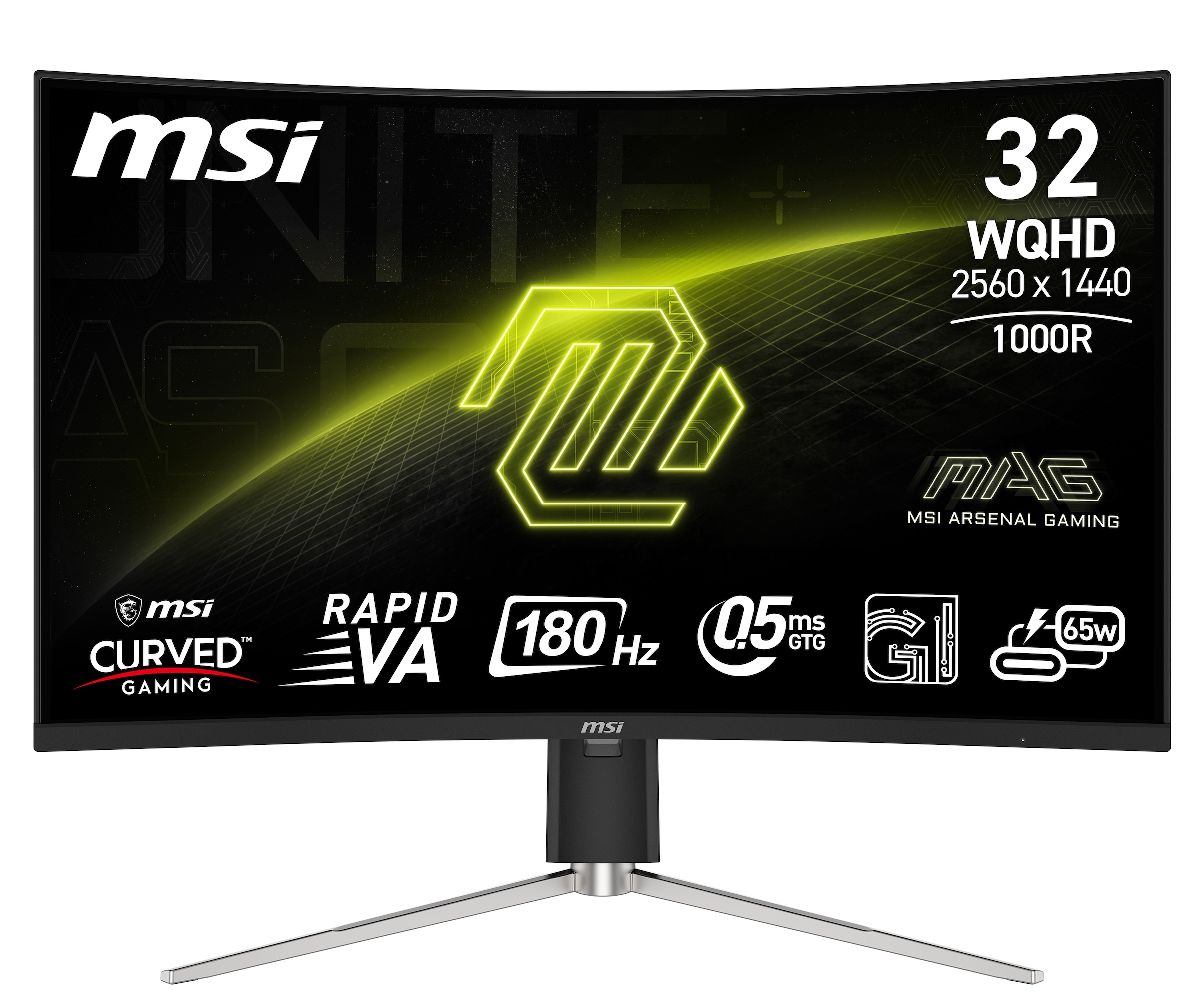 Curved-Gaming-Monitor »MAG 325CQRF QD E2«, 80 cm/32 Zoll, 2560 x 1440 px, WQHD, 0,5 ms...