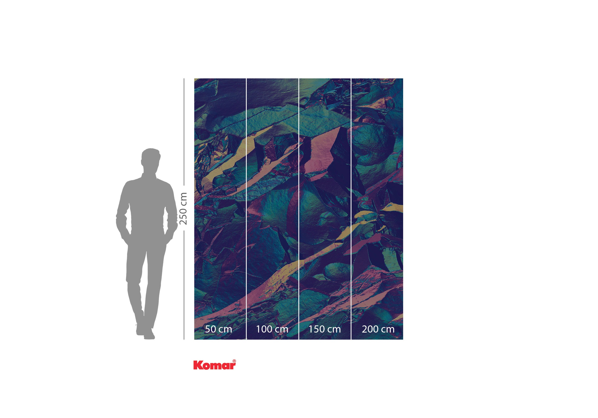 Komar Fototapete »Komar Vlies Fototapete - Holodeck - Größe 200 x 250 cm«, bedruckt
