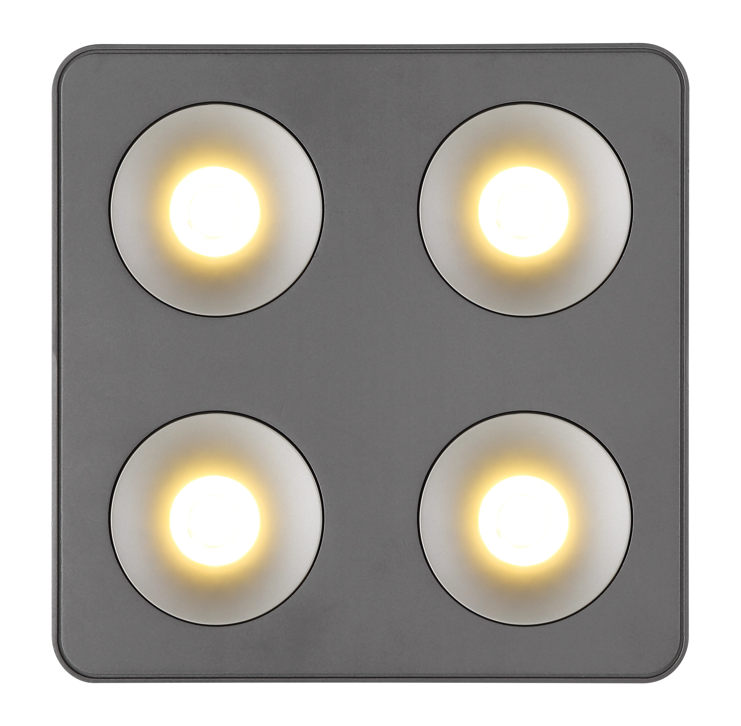 GLOBO LIGHTING LED Deckenstrahler »HANGARAU«, Leuchtmittel LED-Modul | LED fest integriert, Spot/grau/3000K/Flur/Wohnbereich/LxBxH: 1800x85x185mm