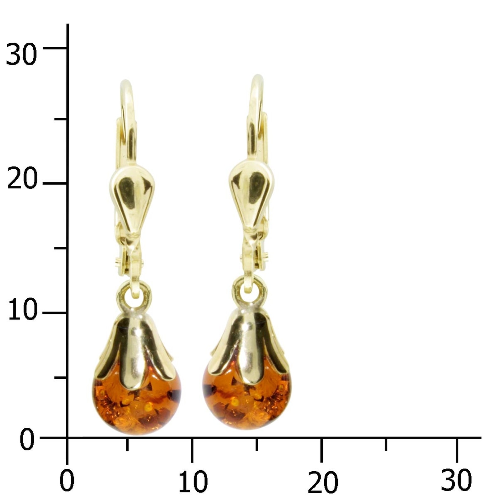 OSTSEE-SCHMUCK Paar Ohrhänger »Ostsee-Schmuck Ohrhänger Glöckchen Ohrhänger Glöckchen«, (2 tlg.)