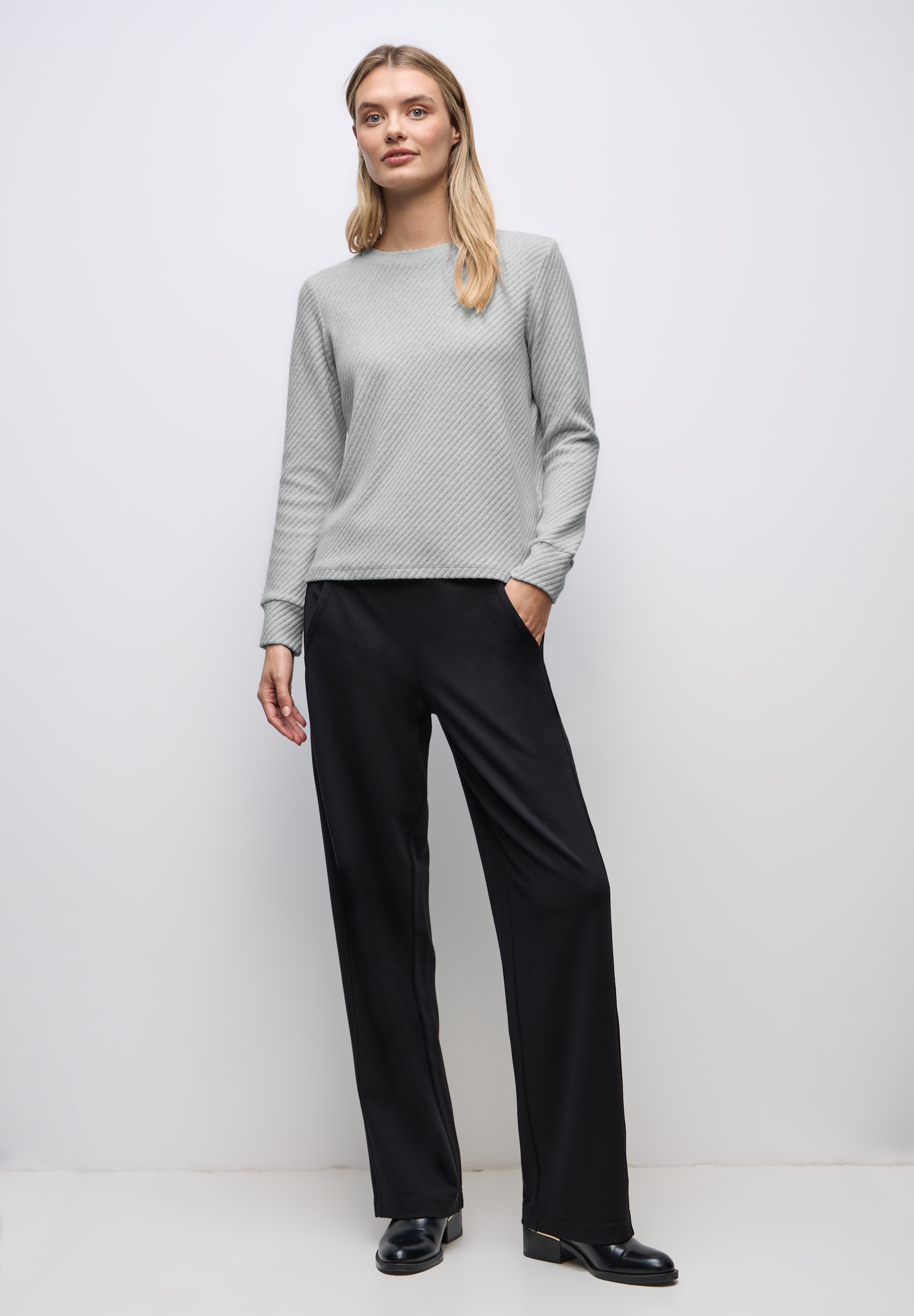 STREET ONE Langarmshirt soft und weich