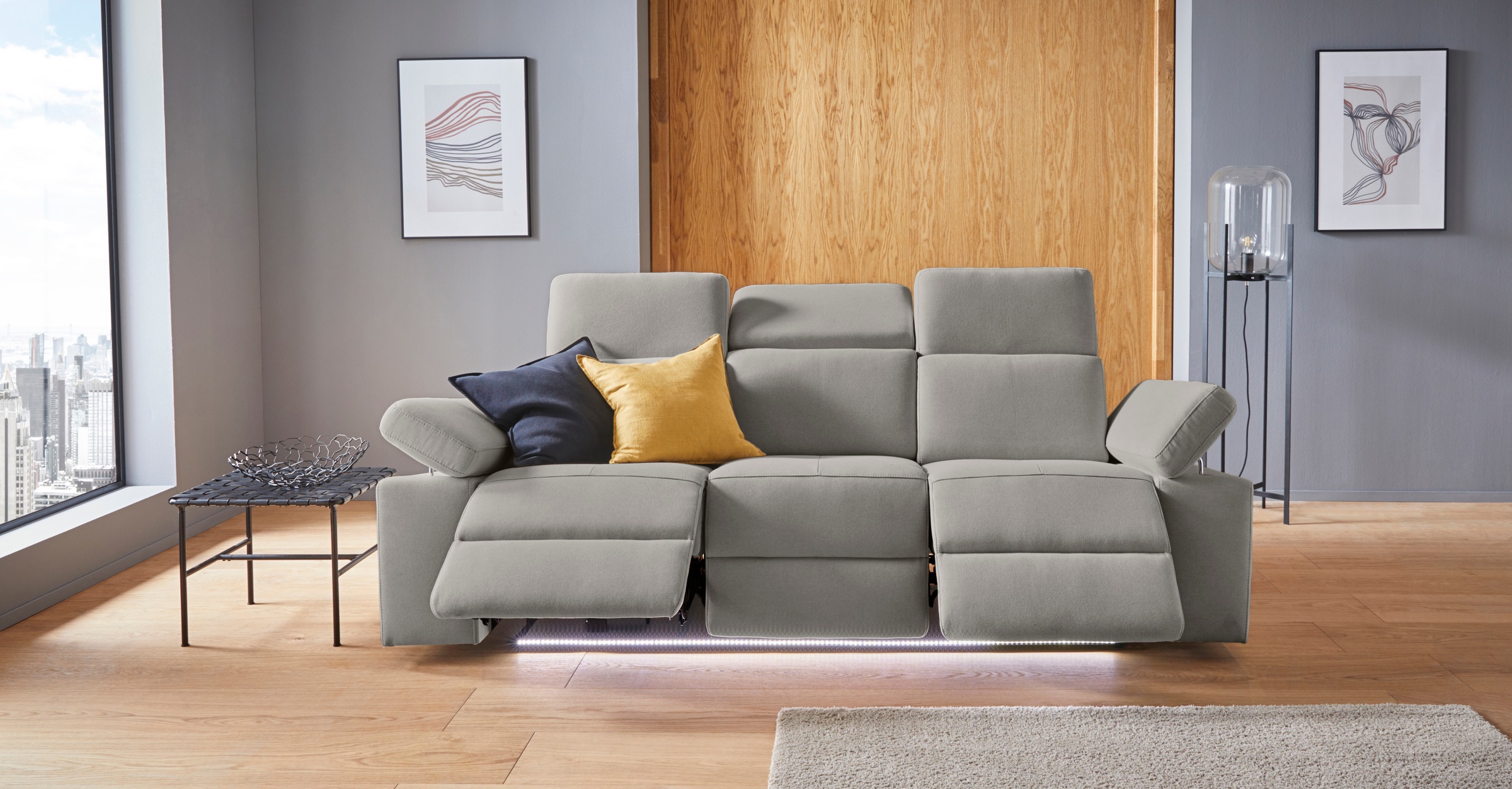 Home affaire "Kilado" mit 2x Relaxfunktion, verstellbarer Armlehne, Kopftei günstig online kaufen