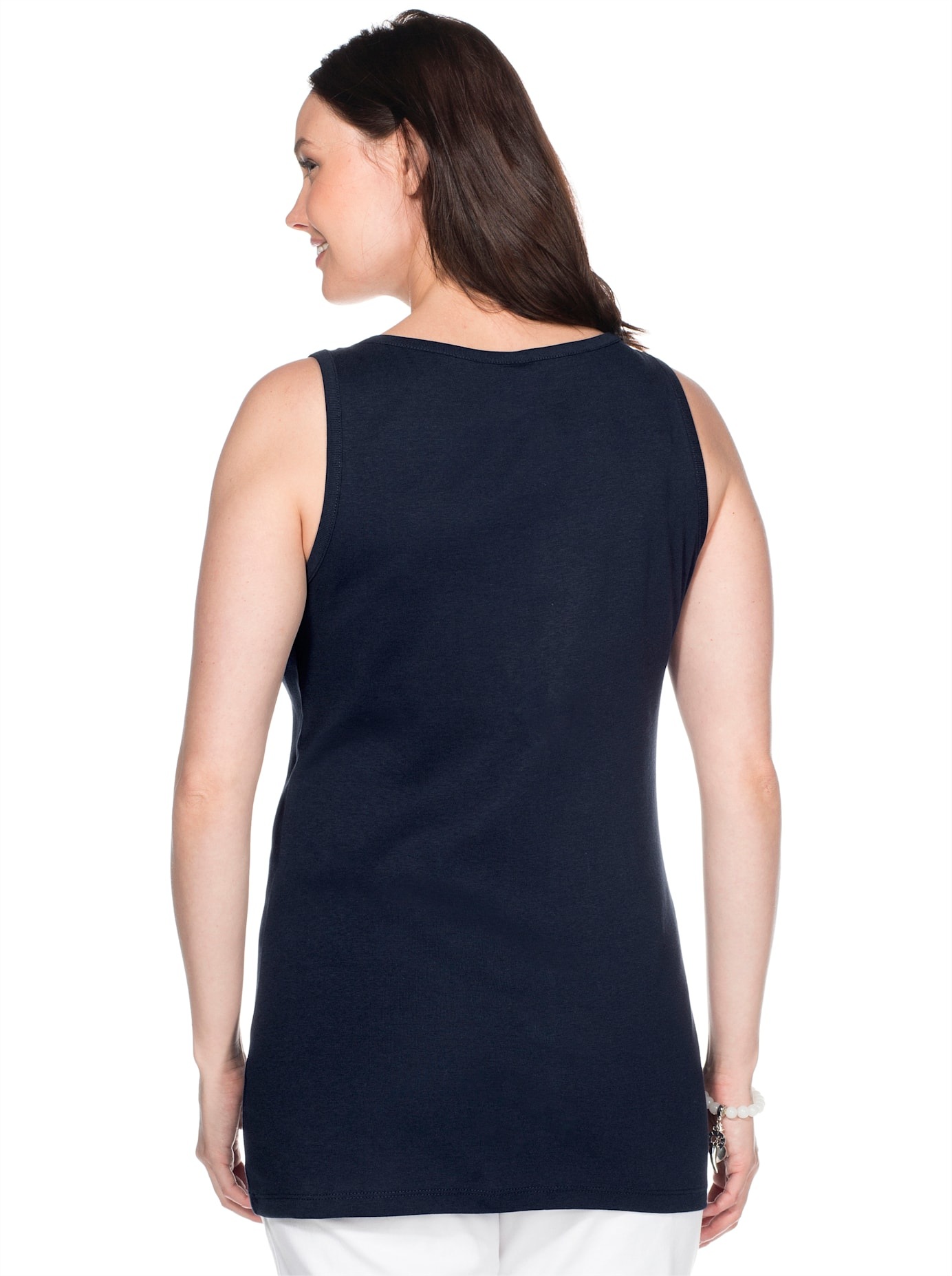 Sheego Tanktop Women's Navy 44 2
