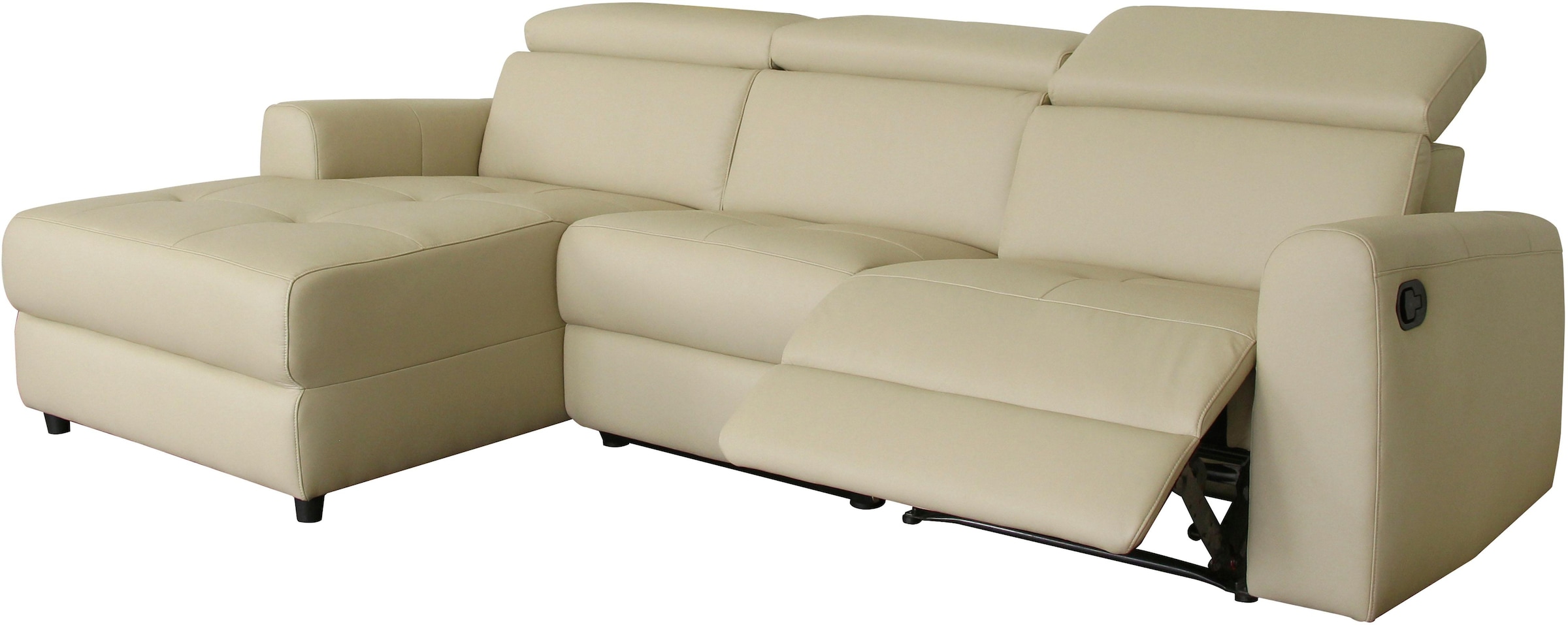Home affaire Ecksofa »Sentrano, L-Form,«, 275 cm, man. o. elektr. Relaxfunktion und USB/Kopfverstellung