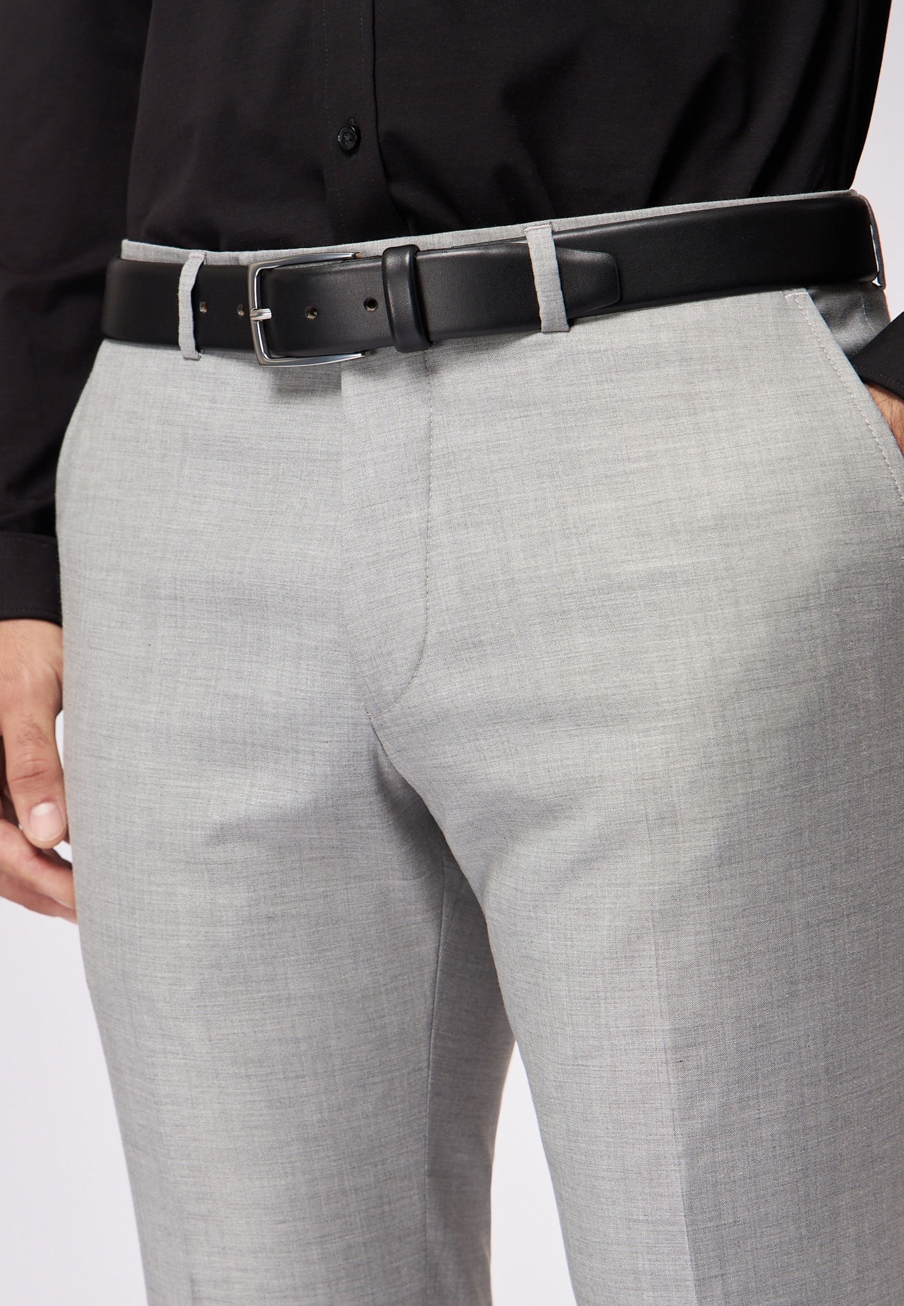 Roy Robson Ledergürtel »Eleganter Business Ledergürtel«, mit modernem Design