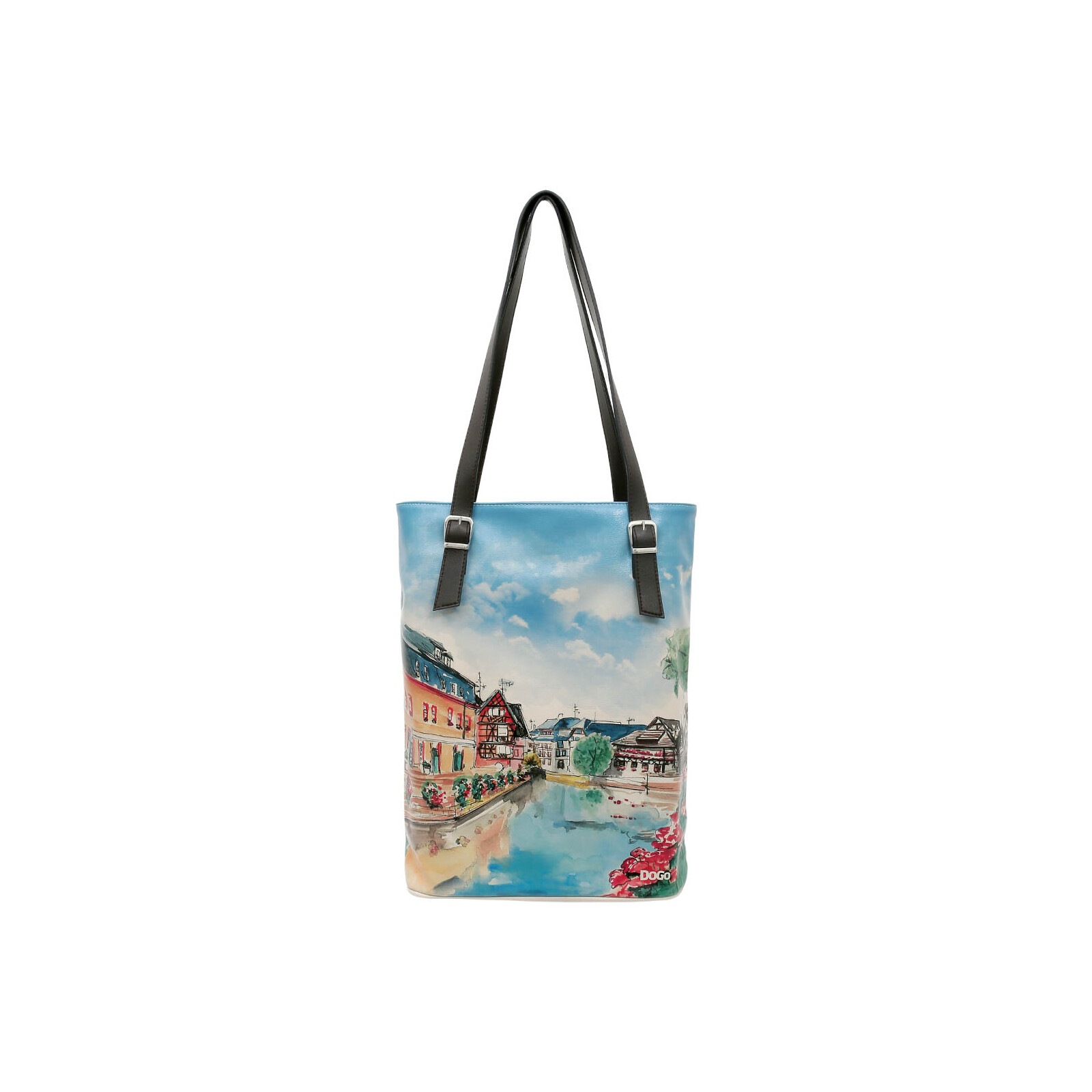 DOGO Umhängetasche »Tallbags Travel Fills The Soul Damen Handtaschen (Fashion) /«, Vegan