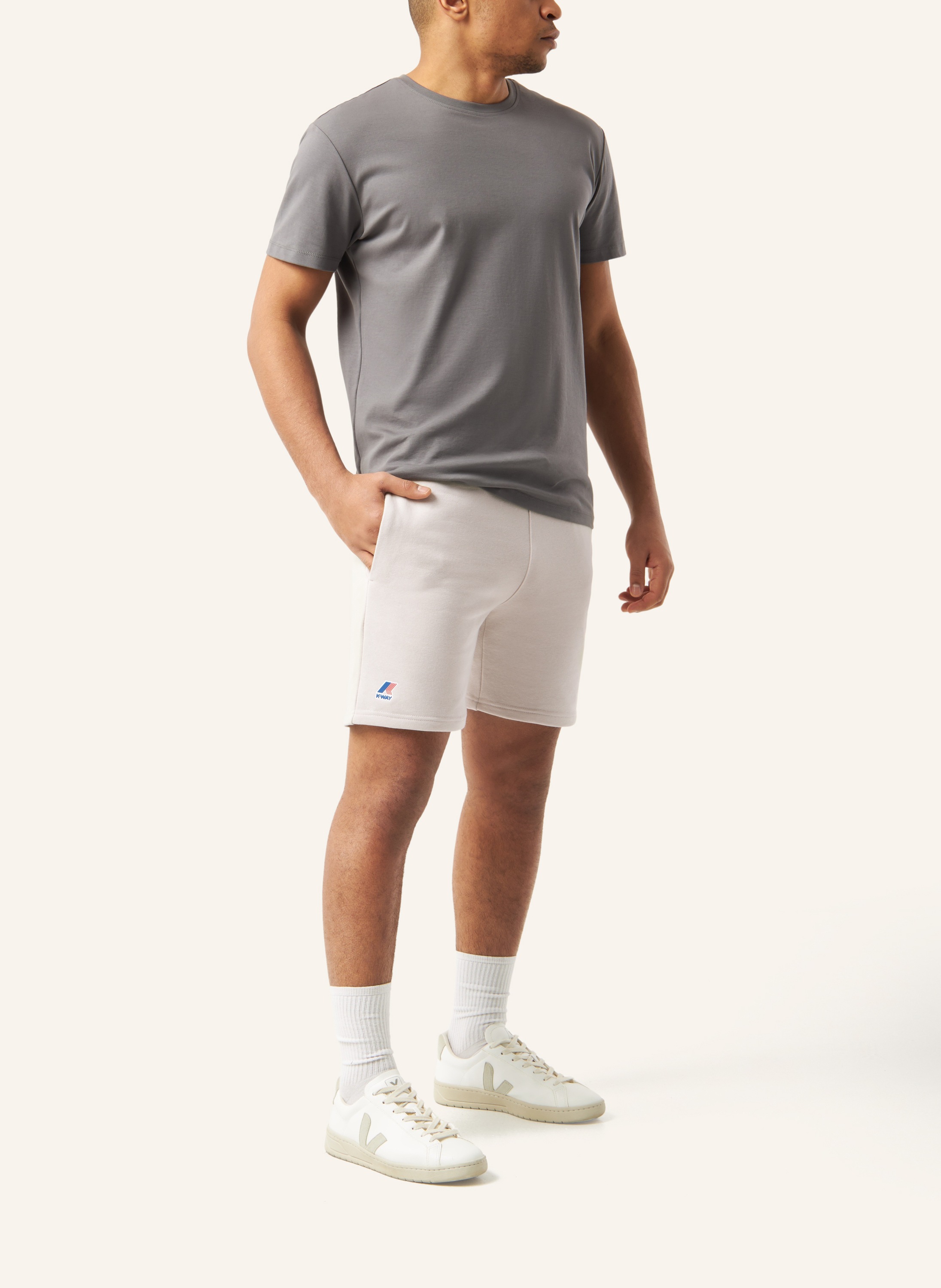 K-WAY Jogginghose »K-Way Sweatshorts LE VRAI DORIAN POLY COTTON«