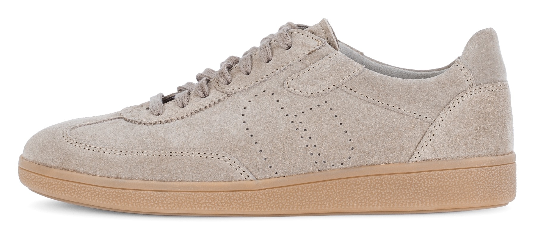 Pius Gabor Sneaker, Freizeitschuh, Schnürschuh, Halbschuh mit Perforation, G-Weite