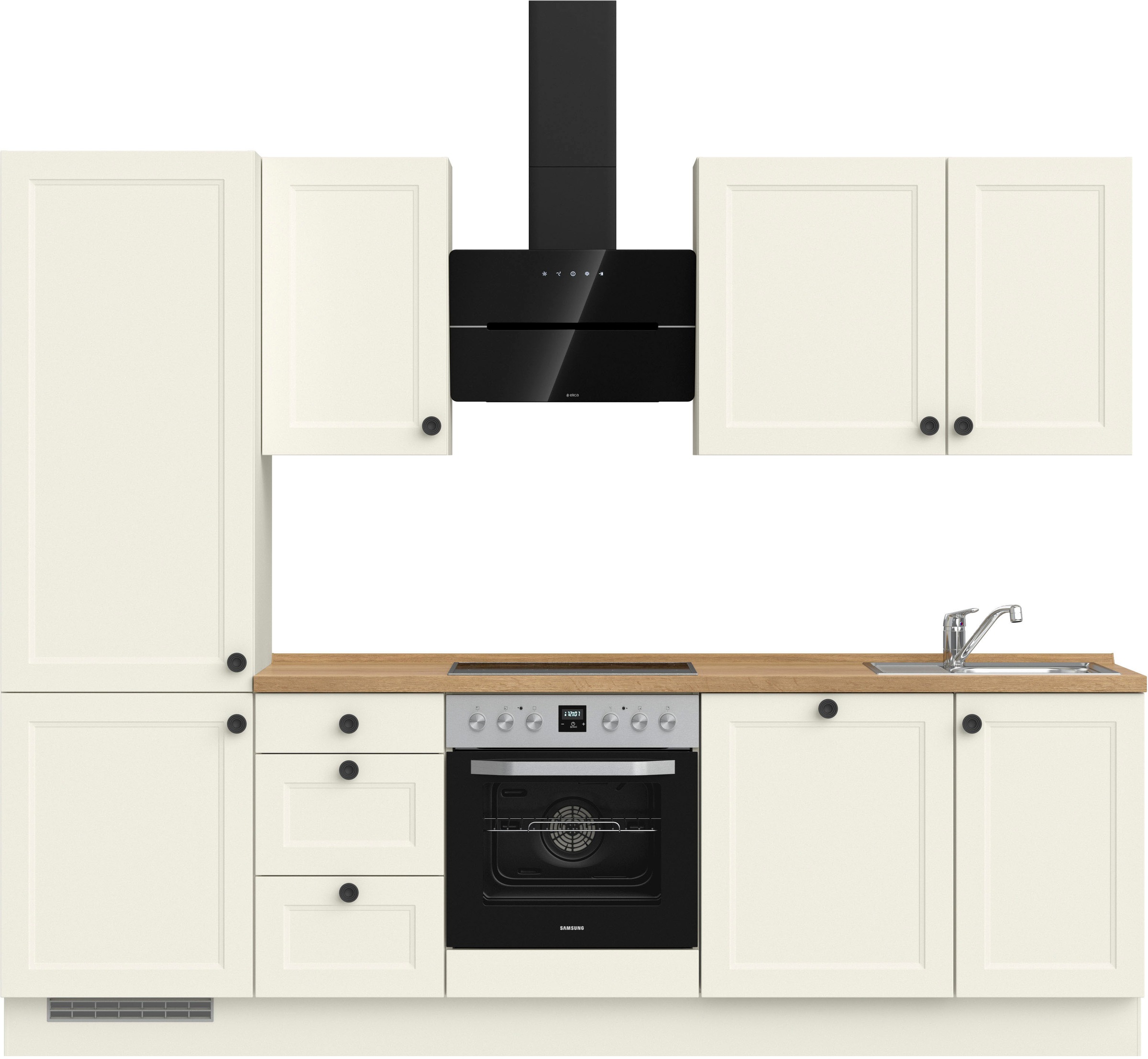 Küchenzeile »"Cascada premium"«, vormontiert, Ausrichtung wählbar, Breite 270 cm, ohne...