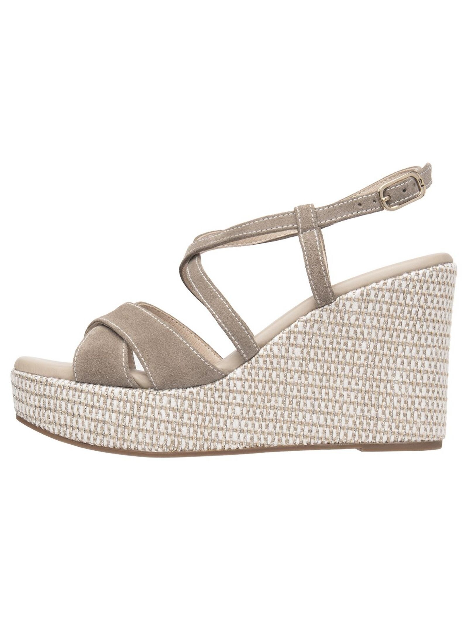 Nero Giardini Keilsandalette "Nero Giardini Sandalen Veloursleder" günstig online kaufen