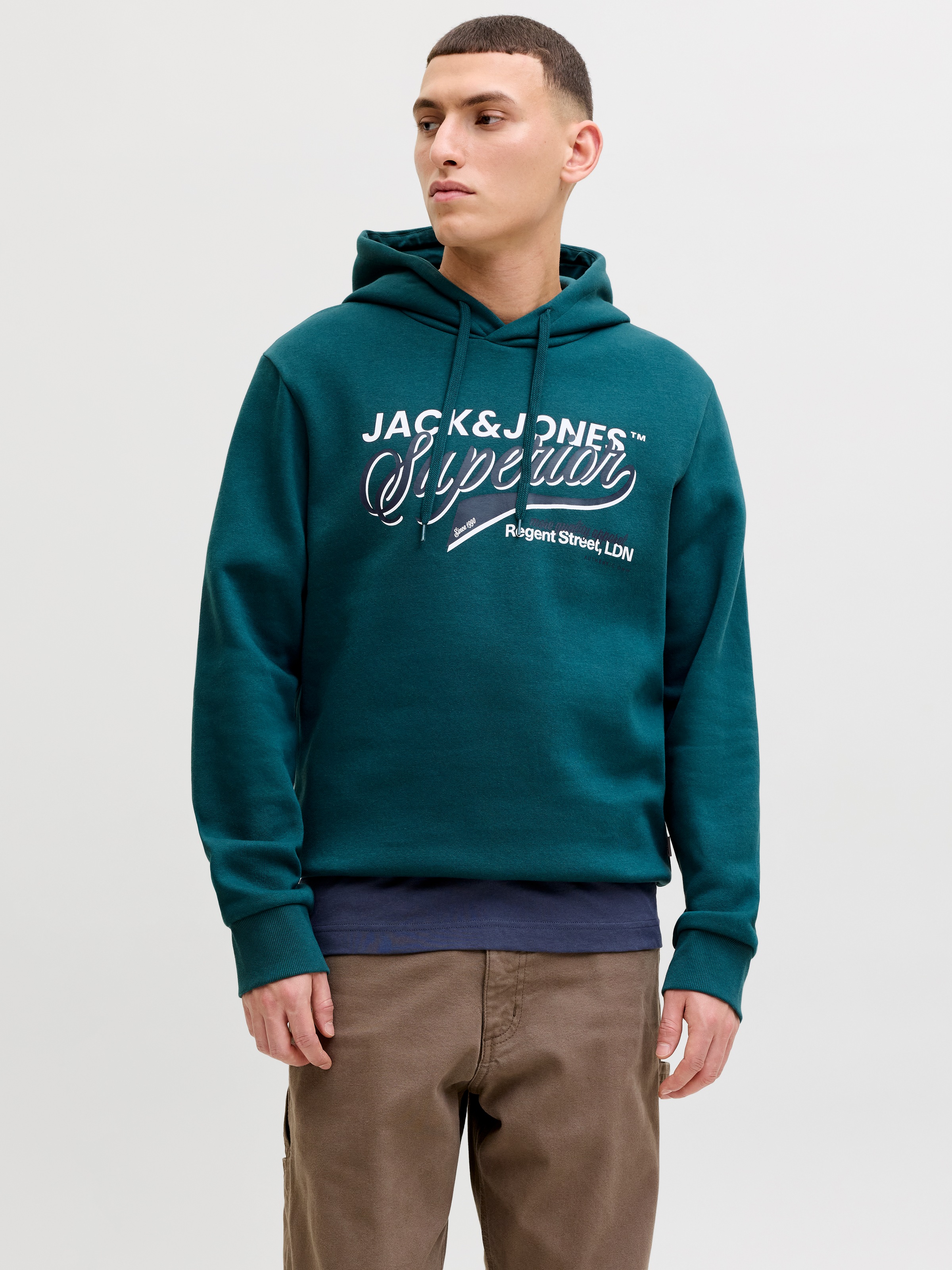 Jack & Jones Kapuzensweatshirt "JJELOGO SWEAT HOOD 2 COL 25/26 NOOS", mit s günstig online kaufen