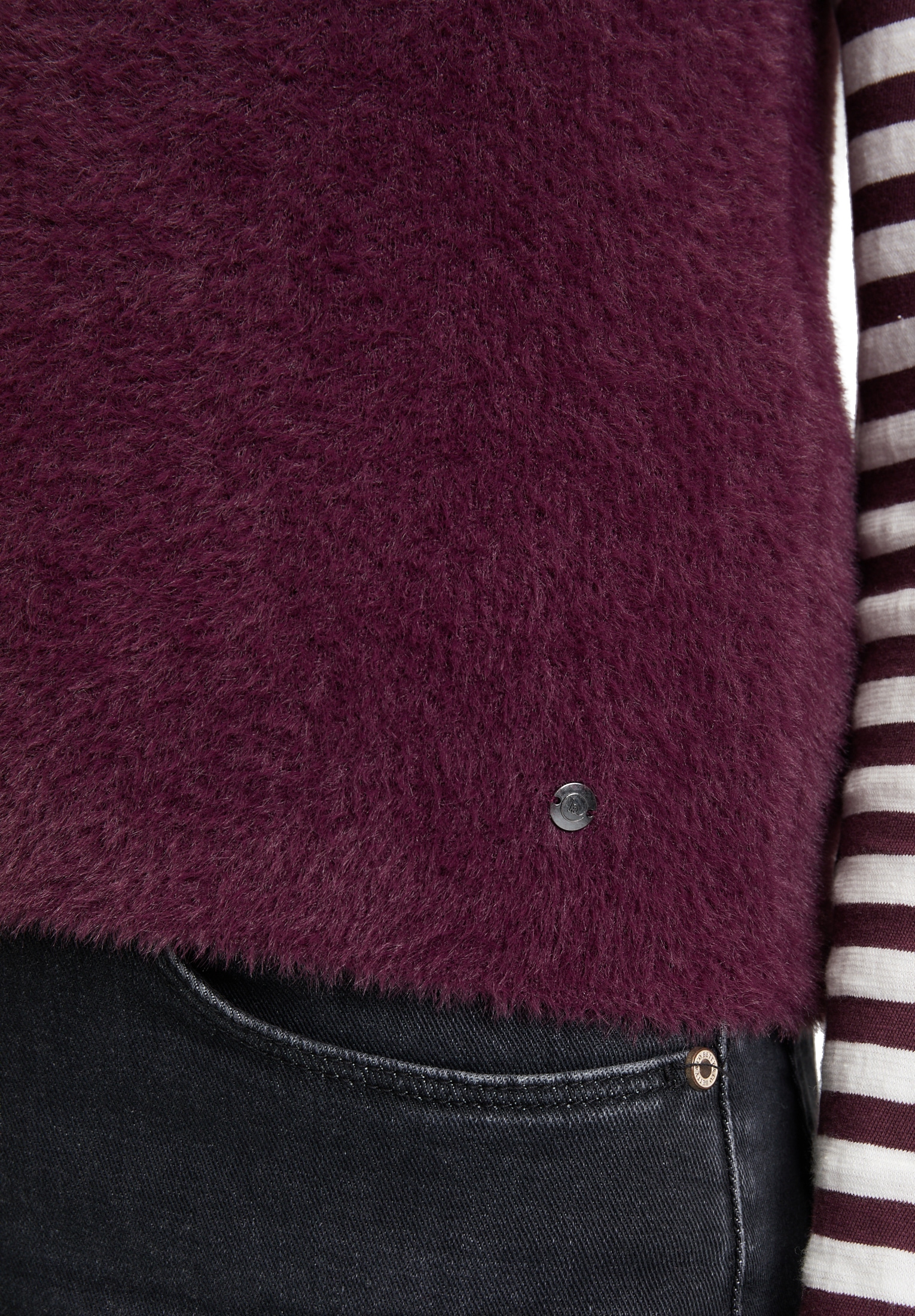 Betty&Co Strickjacke »Betty & Co Damen Strick-Cardigan mit Knopfleiste«