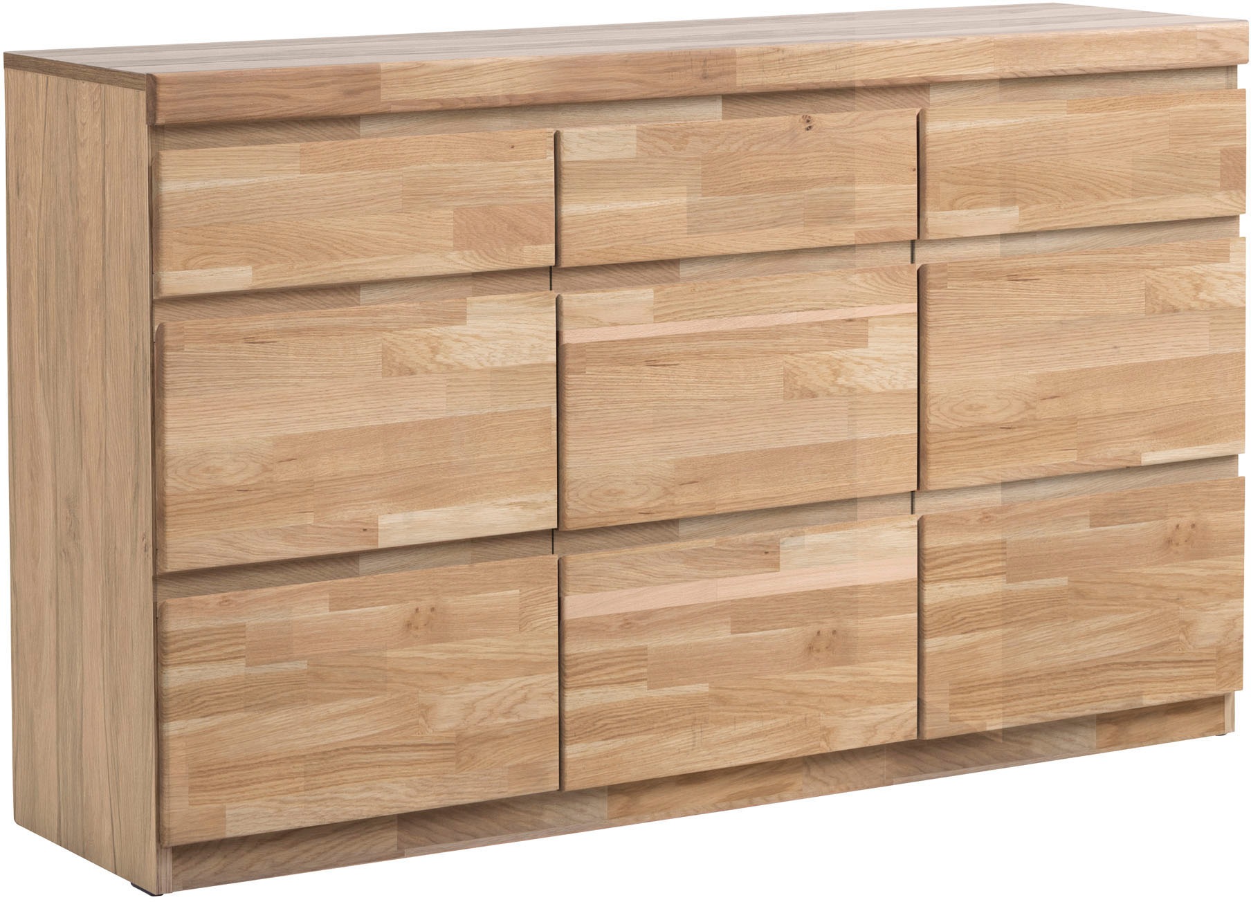 Home affaire Sideboard »OSLO«, Breite ca. 135 cm, Teilmassiv