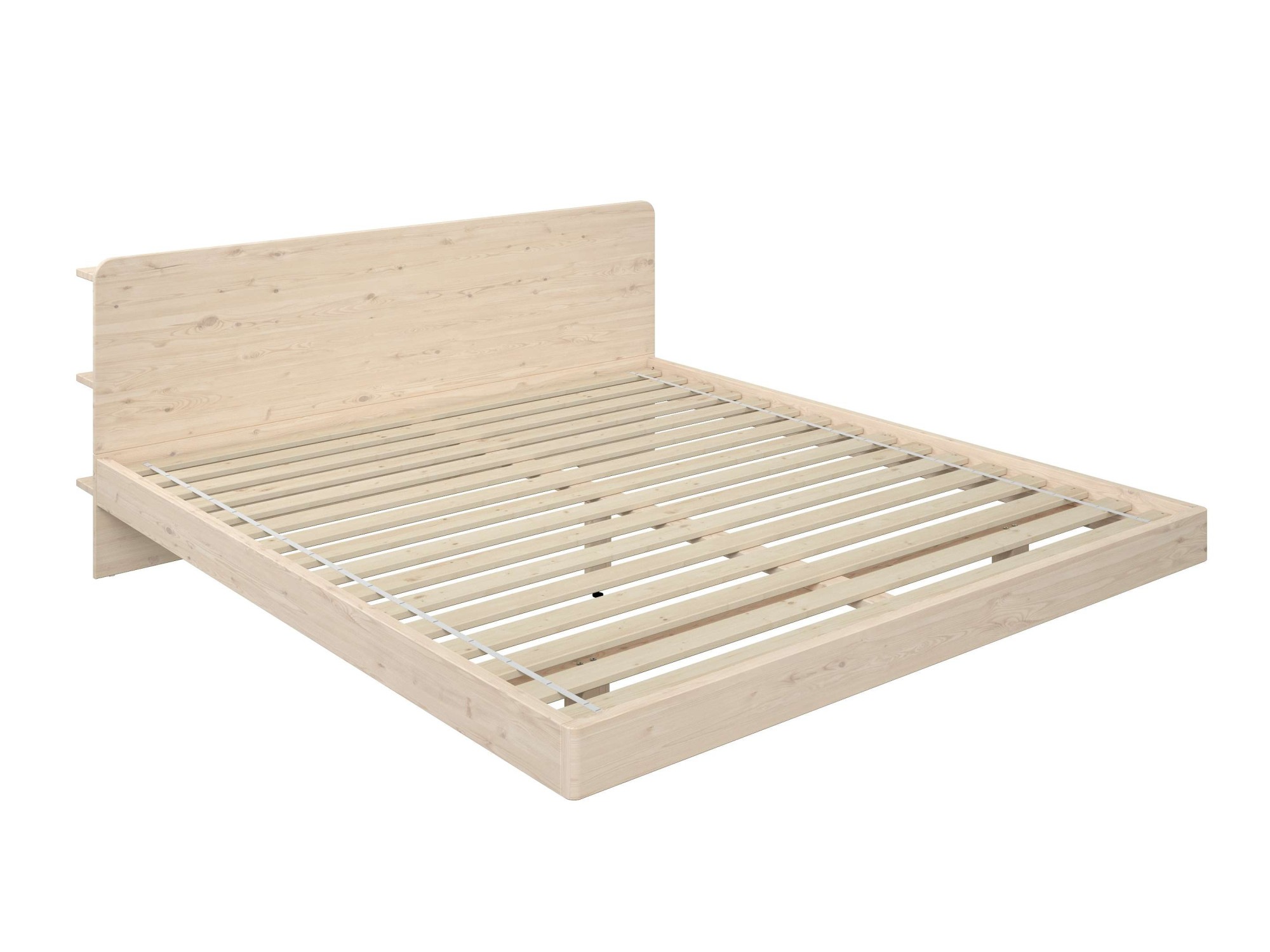 OTTO home Massivholzbett "Amaliah Schwebebett, versteckte Regale hinter dem günstig online kaufen