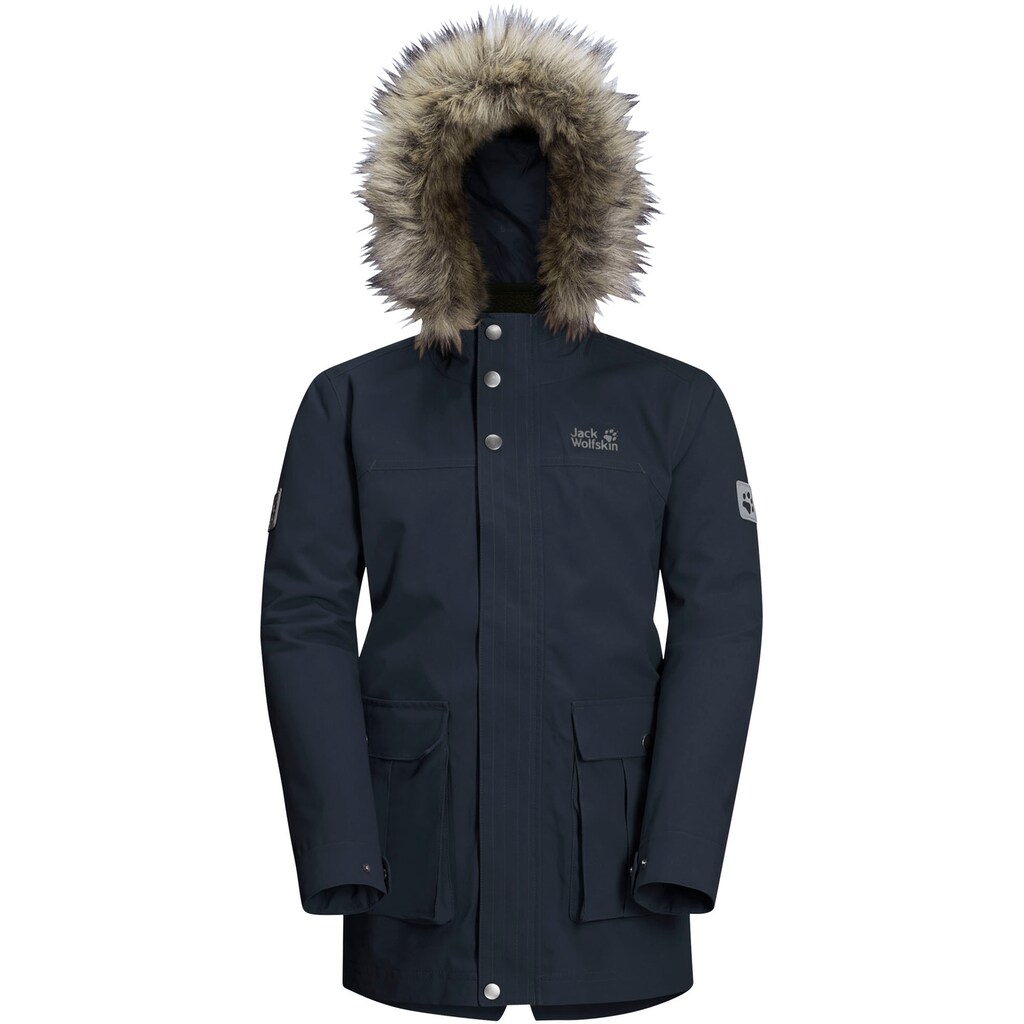 Jack Wolfskin 3-in-1-Funktionsparka »B ELK ISLAND 3IN1 PARKA - für Kinder«, mit Kapuze