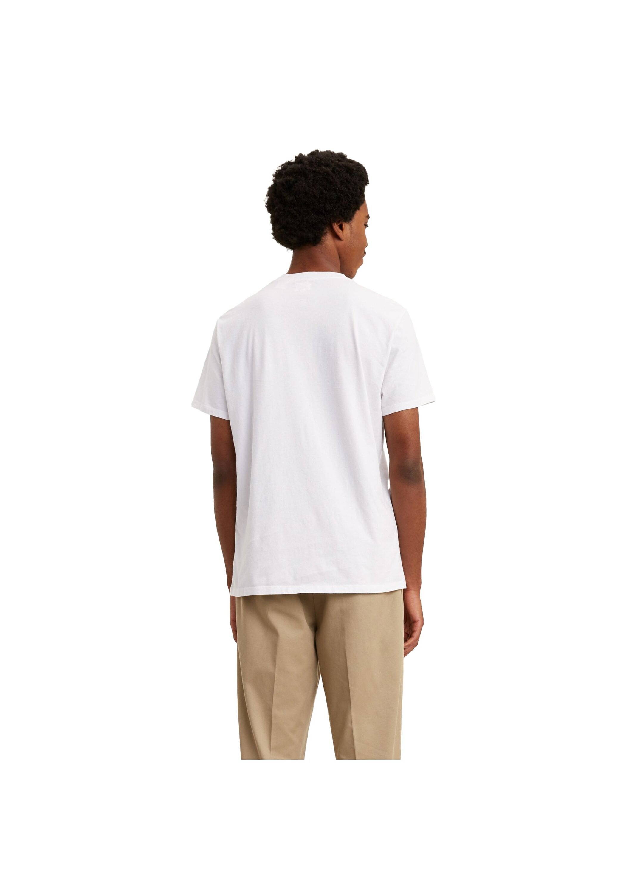 T-Shirt LEVI'S "T-Shirt Original Housemark Tee 2er Pack", Herren, Gr. M, bunt (weiß, dunkelgrau), Obermaterial: 100% Baumwolle CO., Shirts T-Shirt 3