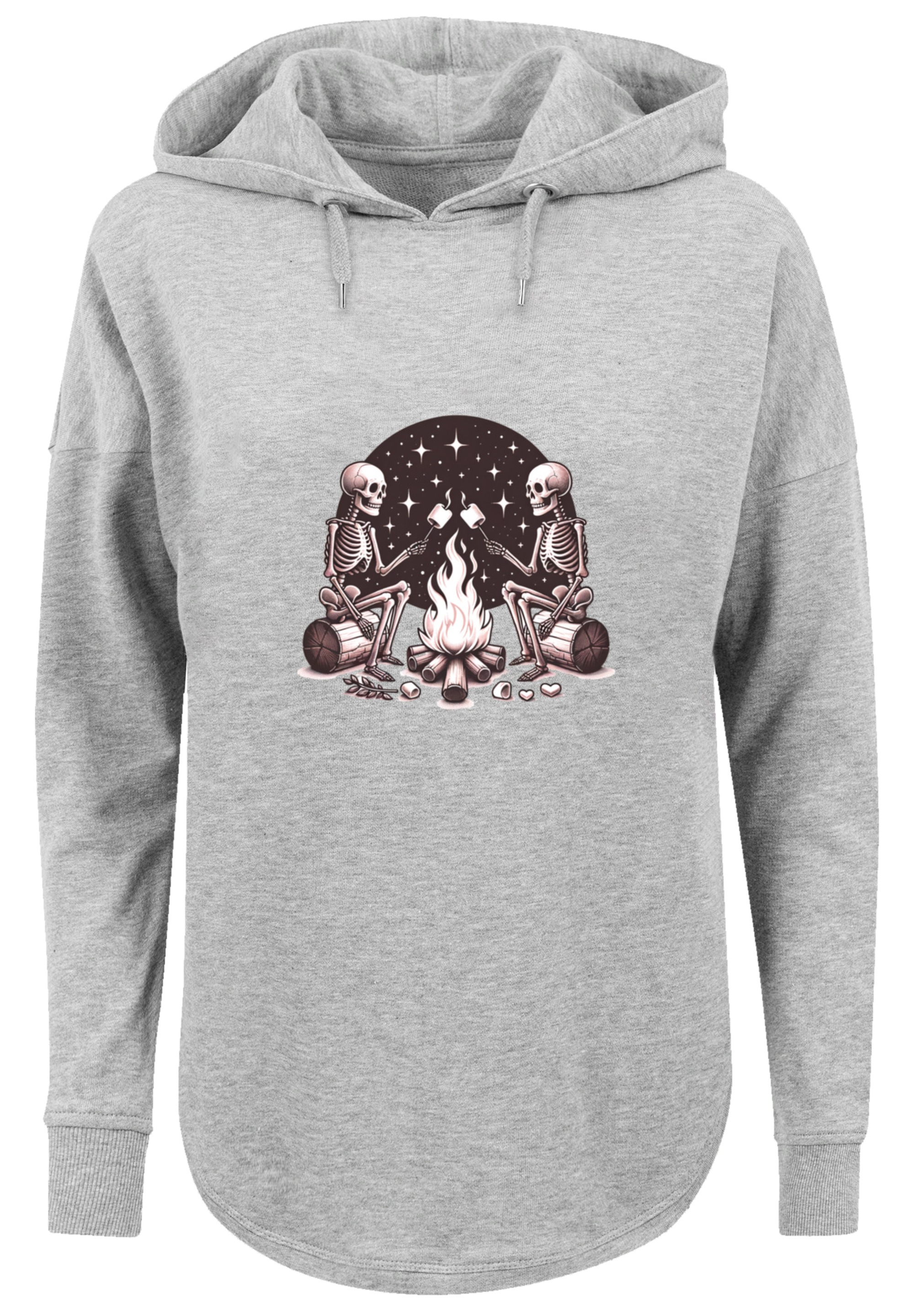 F4NT4STIC Kapuzenpullover »Skelette Lagerfeuer Marshmallow«, Premium Qualität