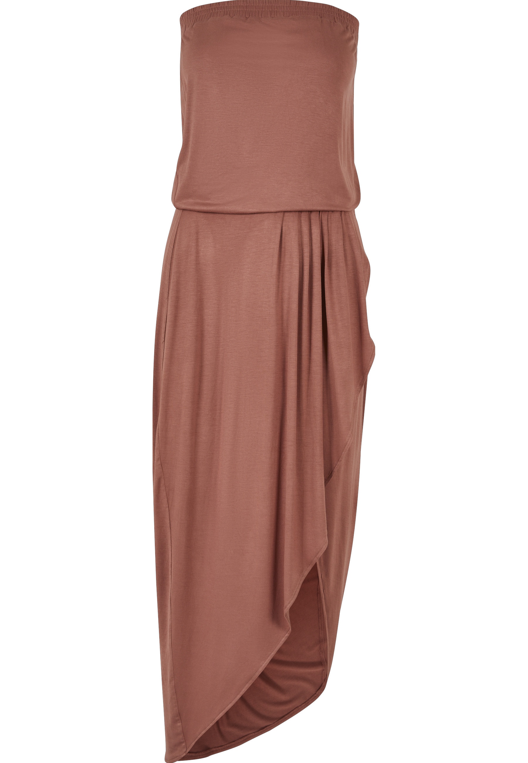 URBAN CLASSICS Shirtkleid "Urban Classics Damen Ladies Viscose Bandeau Dress" 1 tlg.