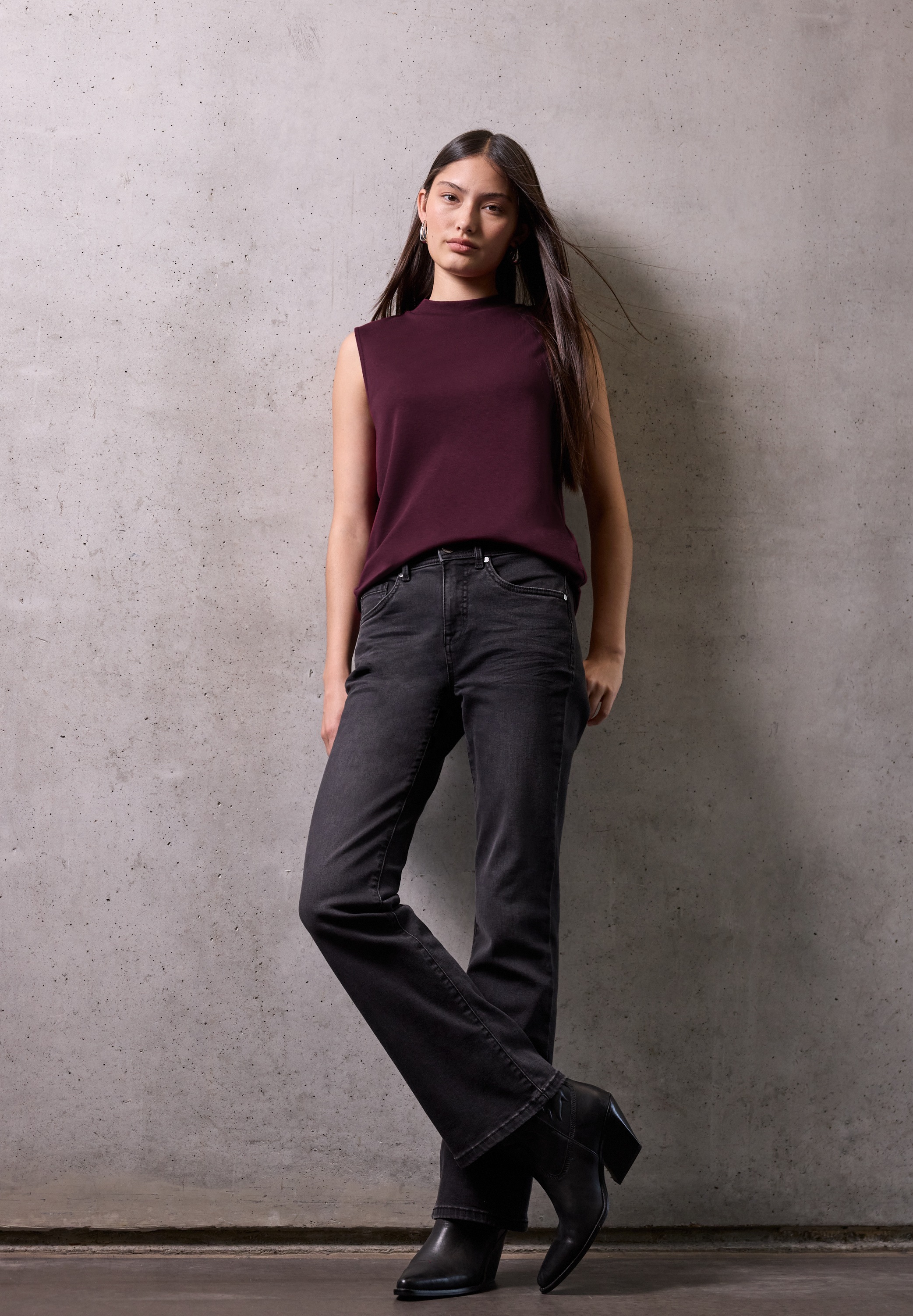 STREET ONE STUDIO T-Shirt im soften Baumwoll-Mix