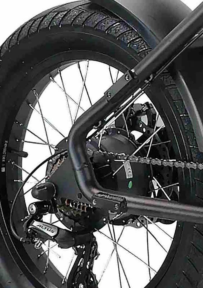 LLobe »Moto E-Bike Moto 2.6« 8 Gang Shimano Tourney Schaltwerk Kettenschaltung Heckmotor 250 W