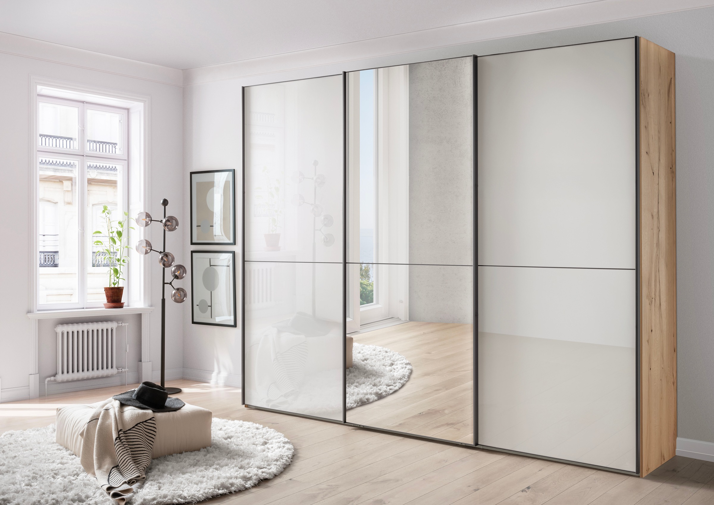 WIEMANN Schwebetürenschrank "Phoenix, Made in Germany, modernes Design, Hig günstig online kaufen