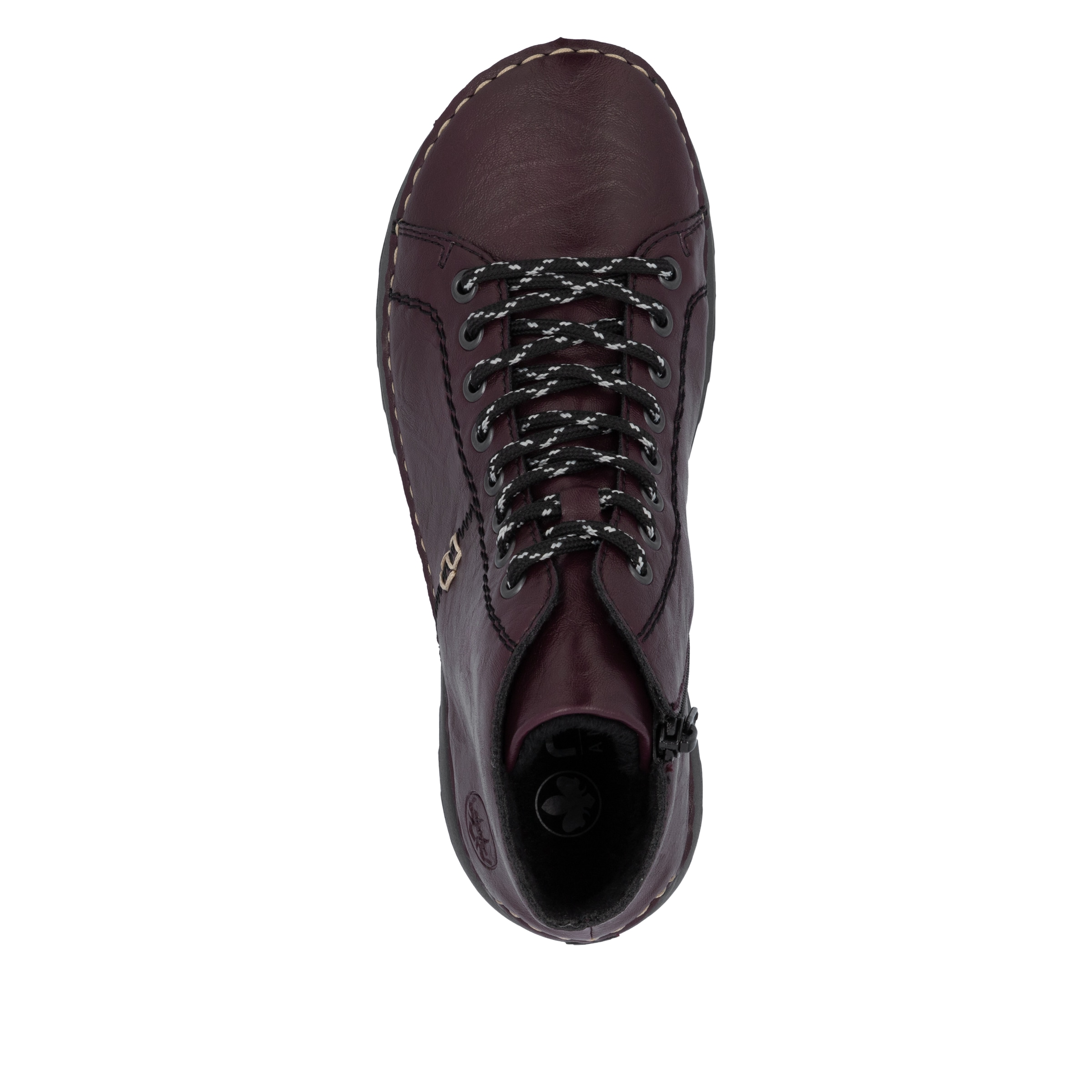 Rieker Schnürboots, Schnürstiefelette, High Top Sneaker, Plateauboots mit Profilsohle