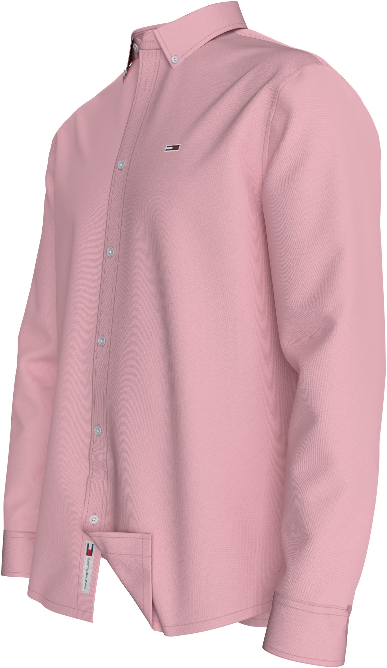 Tommy Jeans Langarmhemd »TJM ENTRY REG OXFORD SHIRT«, mit Logoprägung