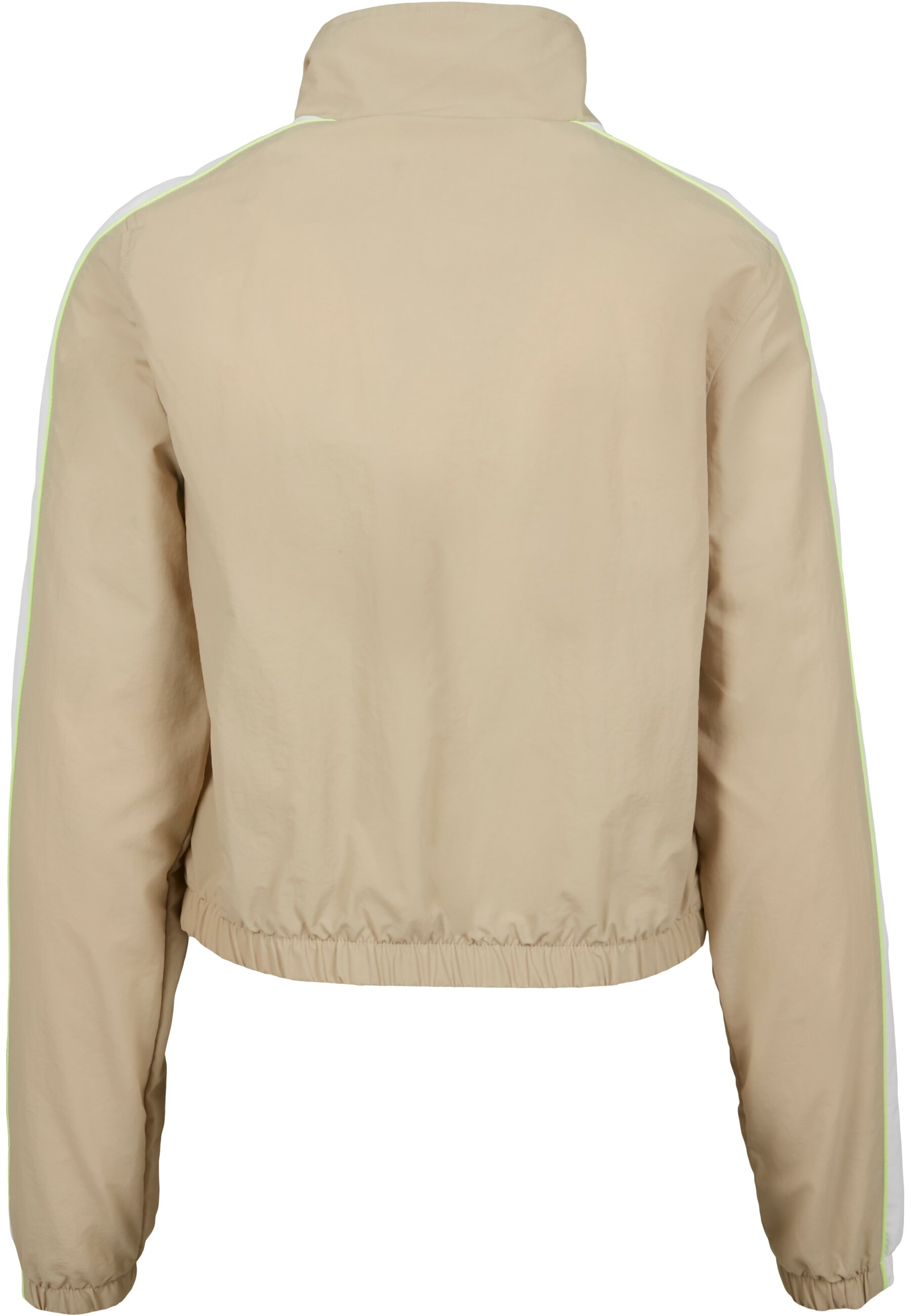URBAN CLASSICS Allwetterjacke »Urban Classics Damen Ladies Short Piped Track Jacket«, (1 St.), ohne Kapuze
