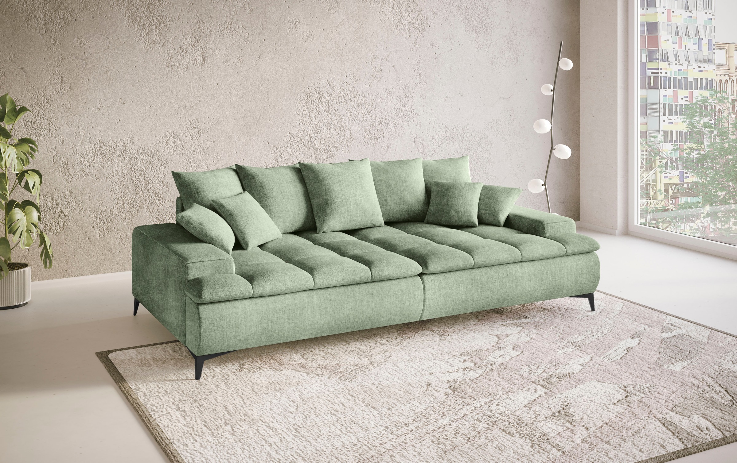 Mr. Couch Big-Sofa »Haiti III«, Mit Kaltschaum, bis 140 kg belastbar
