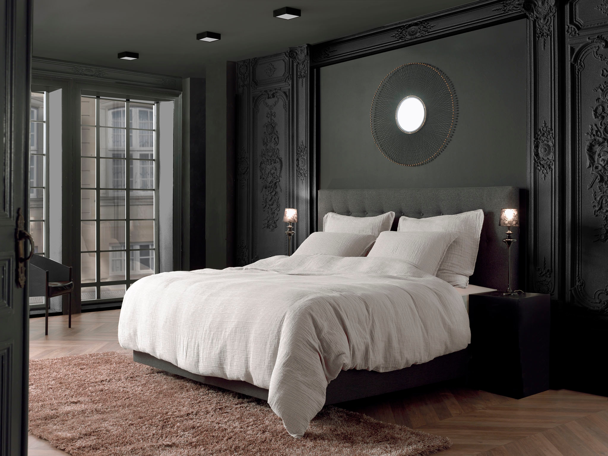 YELLOW Bettwäsche "Garza" 2 Stk. tlg. Uni Design, 100% Baumwolle ab 135x200 günstig online kaufen