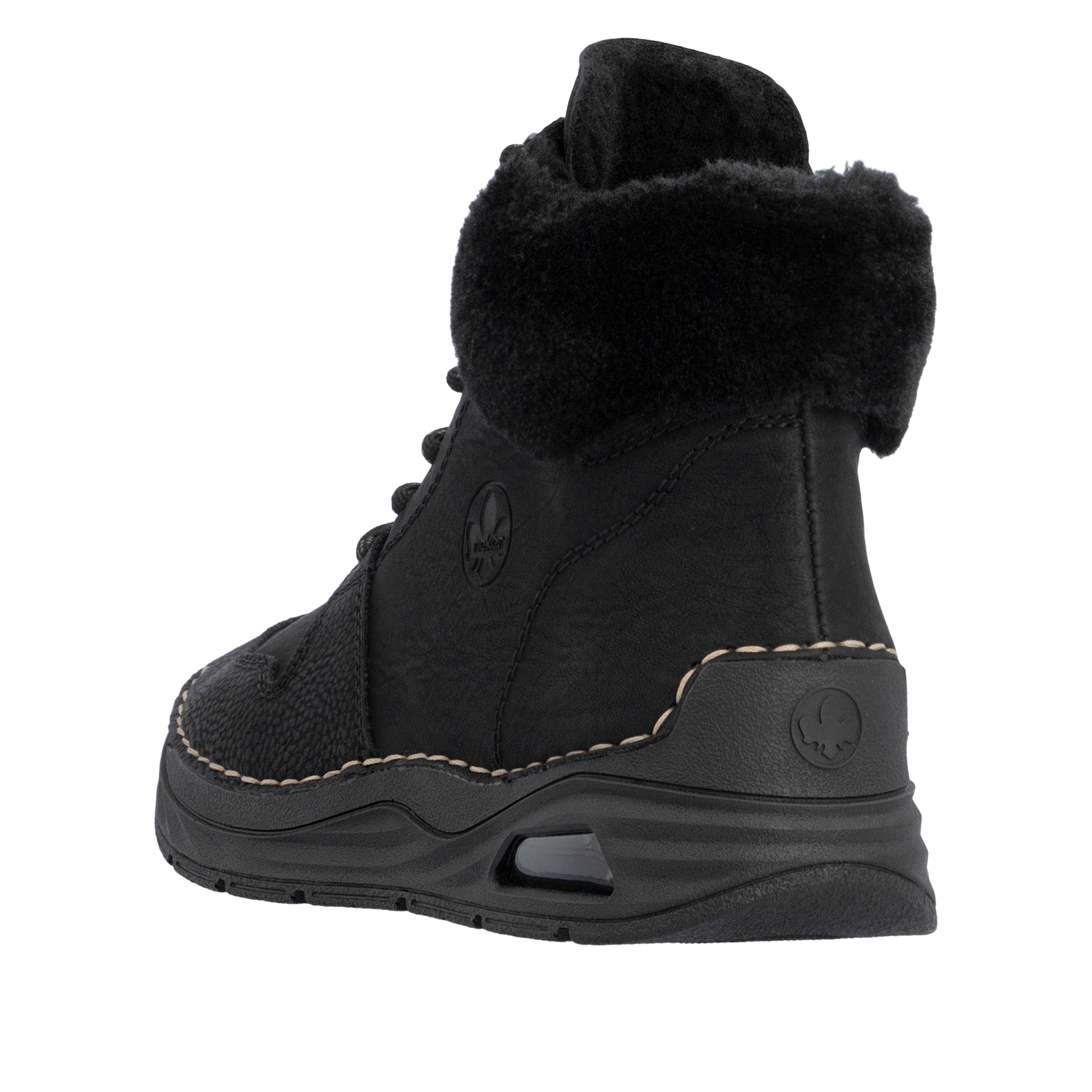 Rieker Schnürboots  High Top-Sneaker, Herbstschuh mit seitlicher Logoprägung