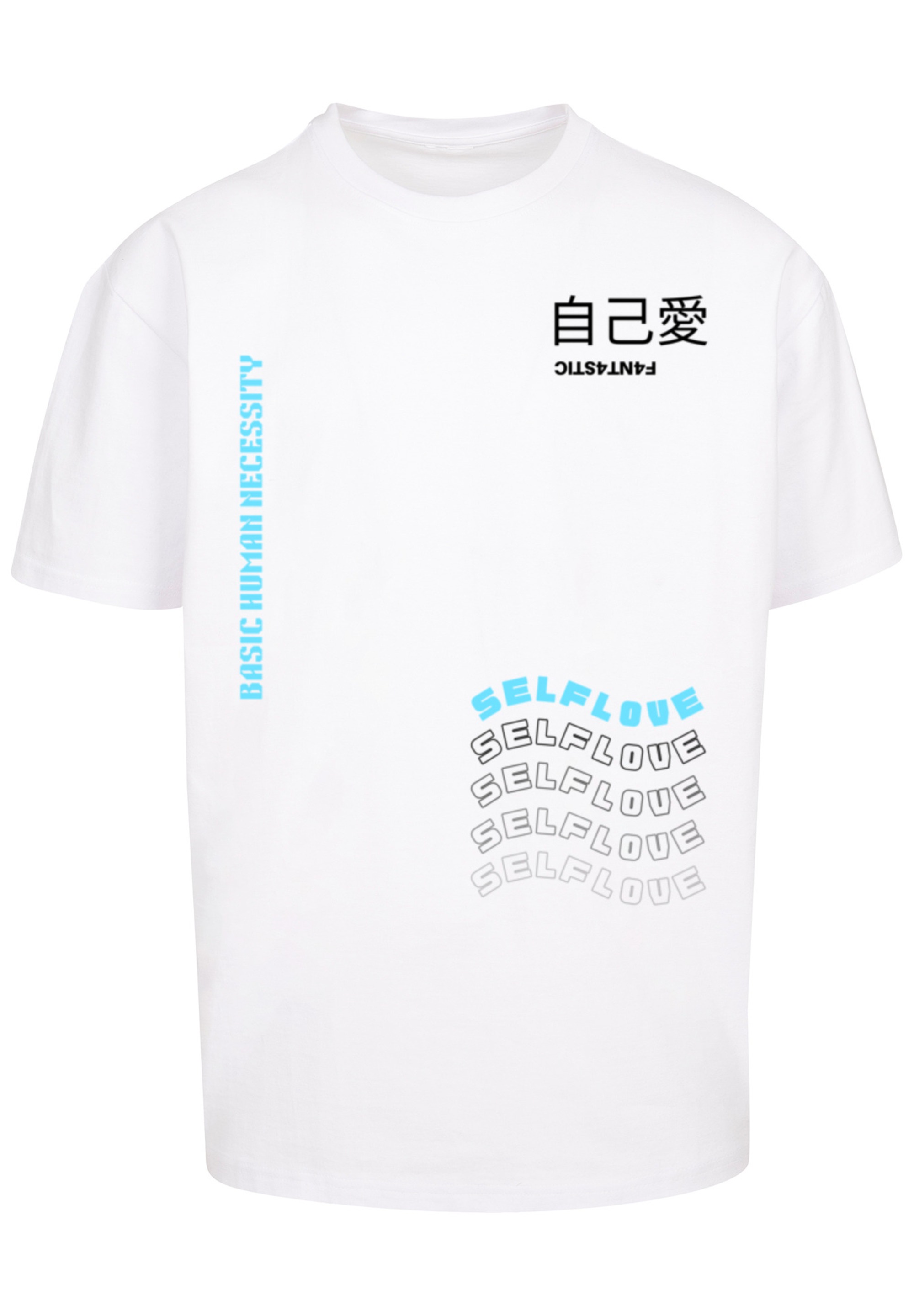 F4NT4STIC T-Shirt »Self Love OVERSIZE TEE« Print
