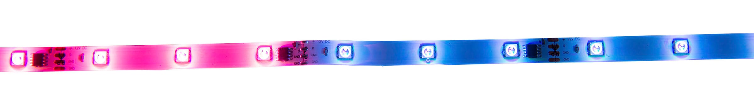 näve LED-Streifen »Stripe«, 1 St.-flammig, LED Stripe RGB, 5m, Infrarot- Fernbedienung, IP20, Dimmbar, 19W | BAUR