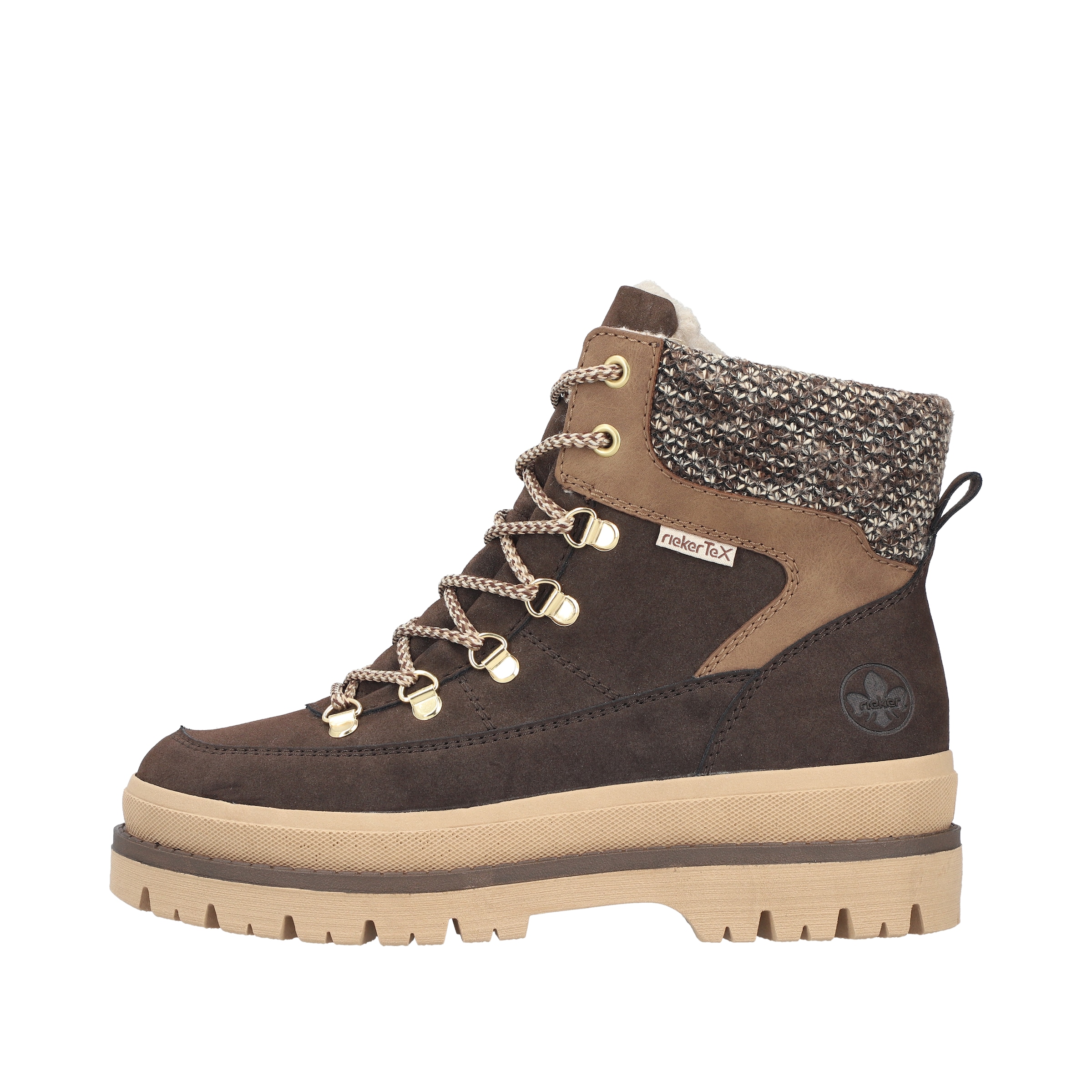 Rieker Winterboots  Winterstiefelette, Outdoorboots mit modischem Kragen