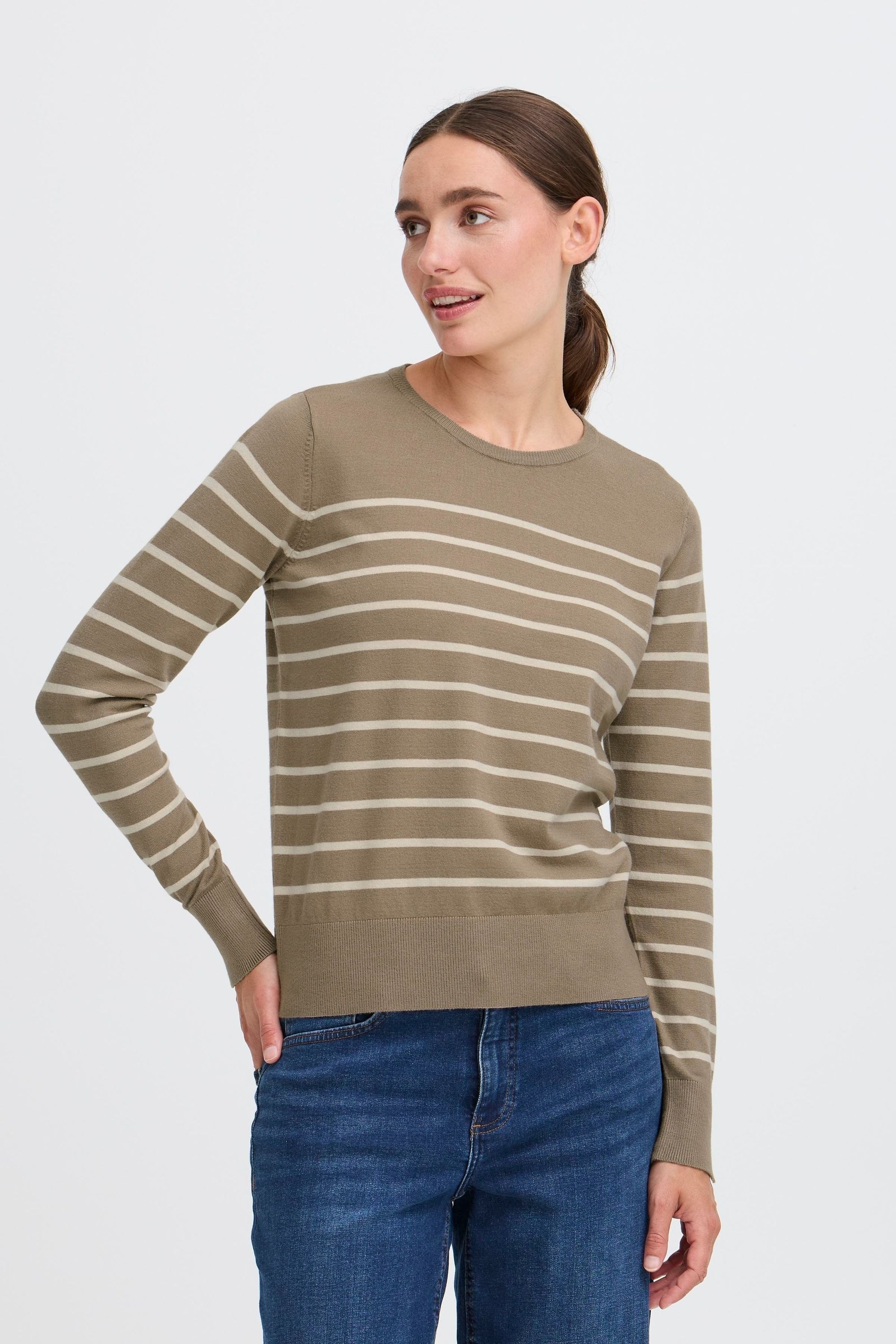 OXMO Strickfleece-Pullover »Strickpullover OXFKEANA«