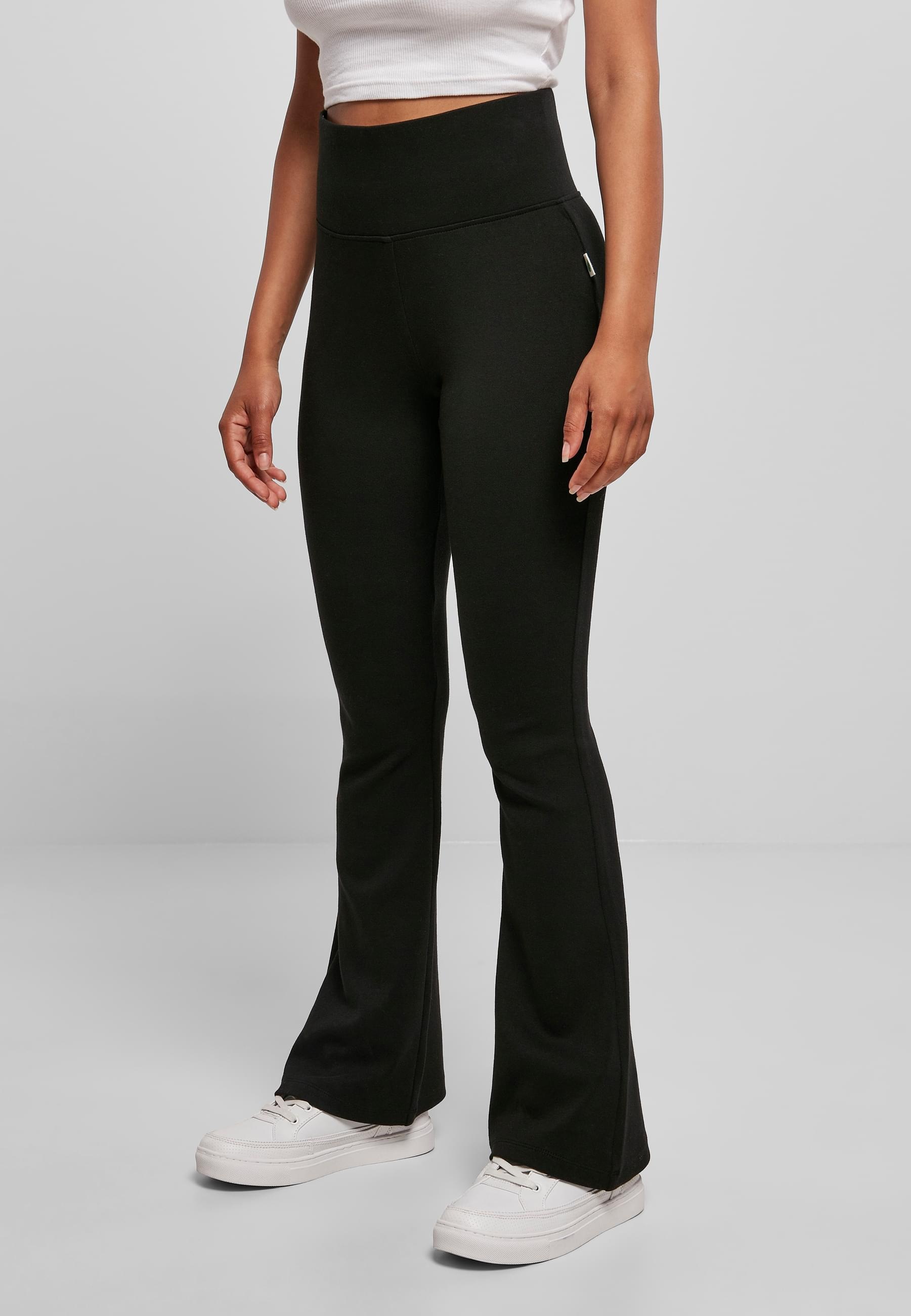 URBAN CLASSICS Leggings »Urban Classics Damen Ladies Organic Interlock Bootcut Leggings«, (1 tlg.)