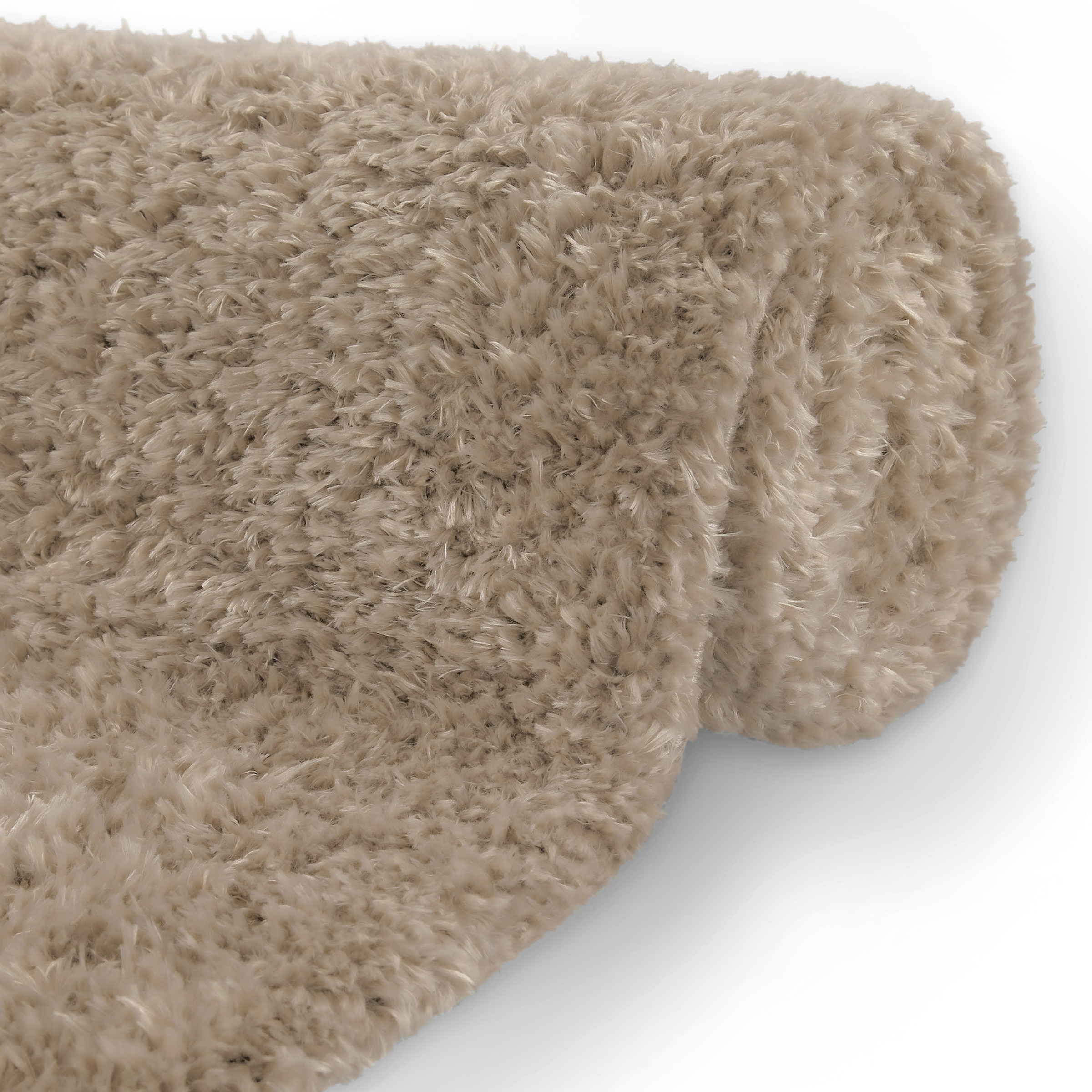 OTTO home Hochflor-Teppich »Josetta , auch als Läufer erhältlich« rechteckig 50 mm Höhe Langflor, Shaggy, dichter weicher Hochflor, uni farben, Wohnzimmer