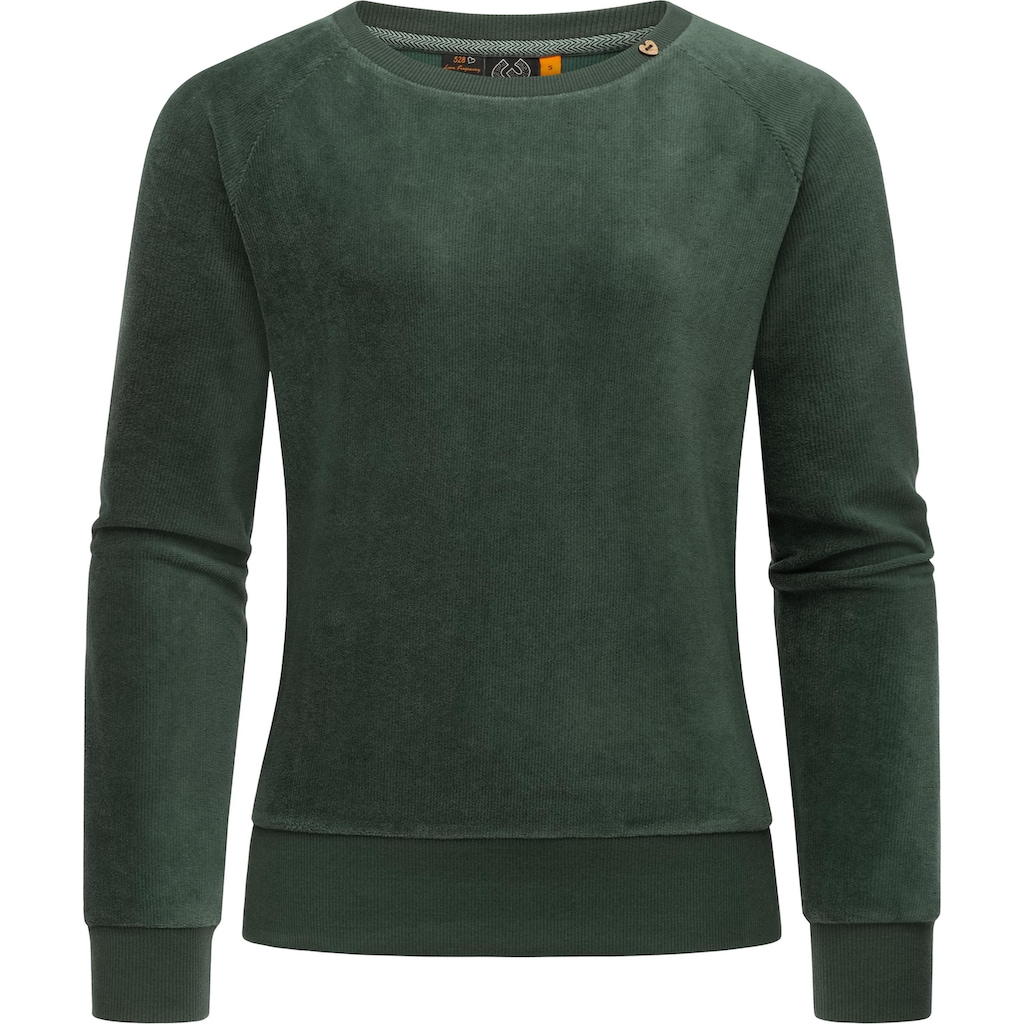 Ragwear Sweater »Johanka Velvet«, Stylischer Damen Pullover in Cord-Optik
