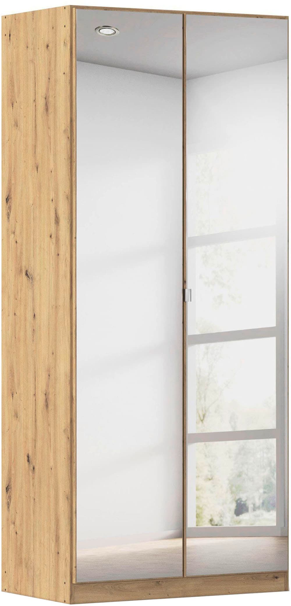 OTTO home Kleiderschrank "Mehrzweckschrank Aktenschrank Möbel Mietswohnung Schlafzimmer OTELI" erhältlich in Breiten 91-360 cm, ab Breite 136cm inkl. Innenschubladen, mit zusätzlichen Einlegeböden, optional mit Spiegel MADE IN GERMANY