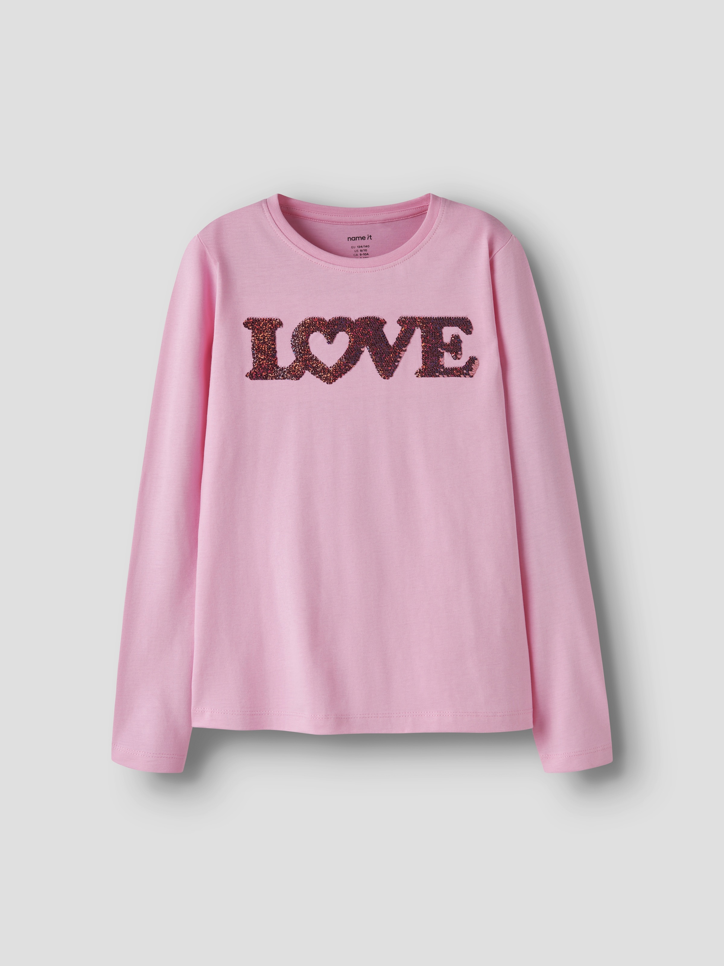 Name It Langarmshirt »NKFNTRINE LS TOP« Baumwolle, regular fit