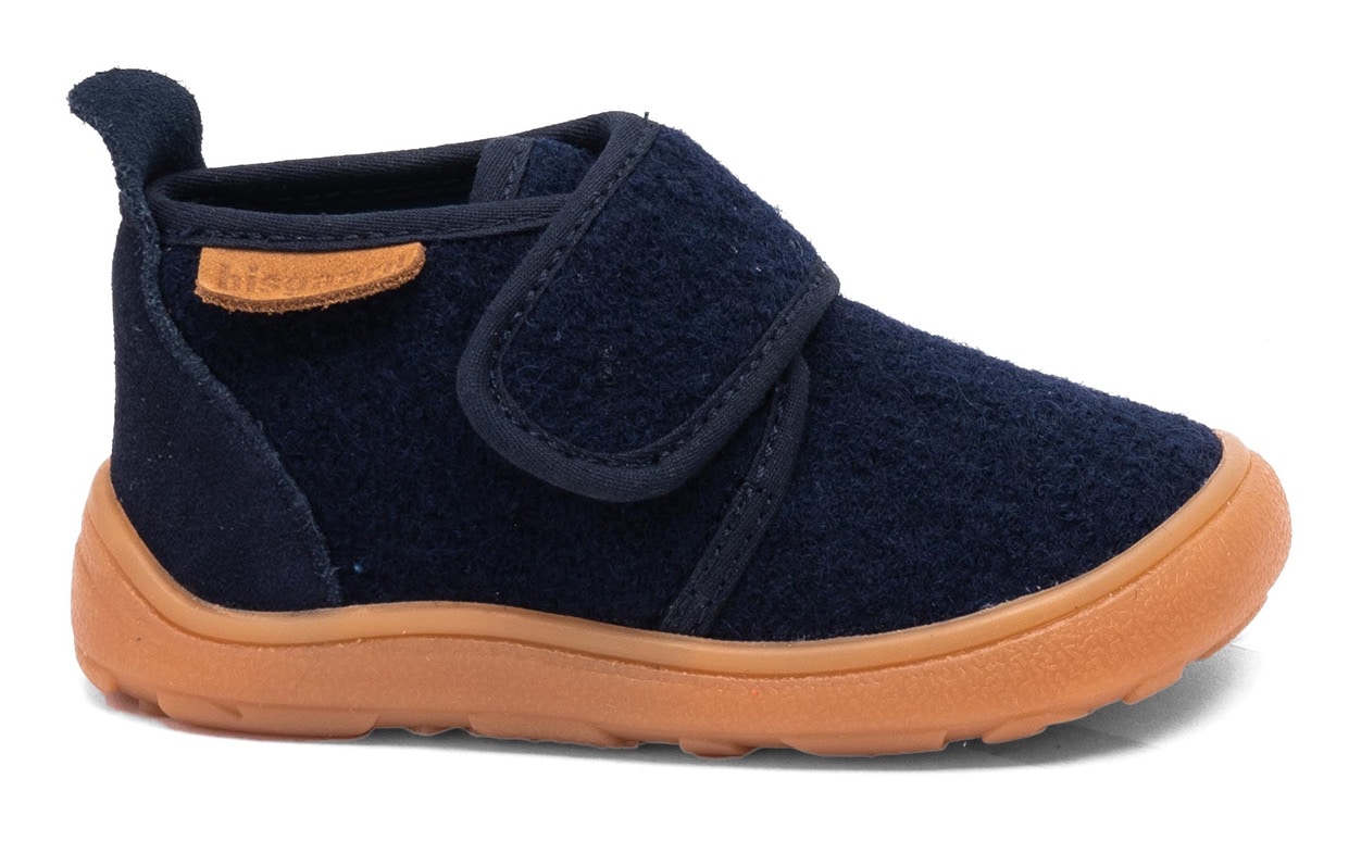 Bisgaard Barfußschuh »barefoot basic«, Hausschuh mit Klettverschluss, Größenschablone zum Download