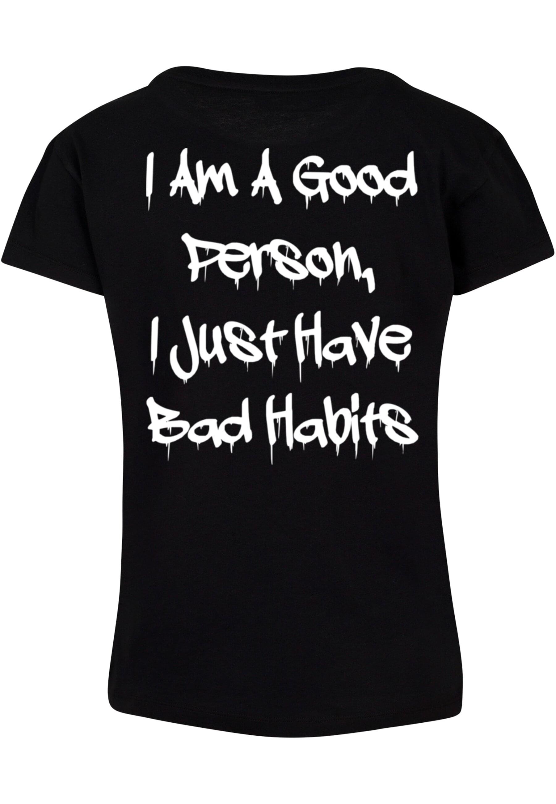 Merchcode T-Shirt "Merchcode Damen Ladies Bad Habits Box Tee" günstig online kaufen