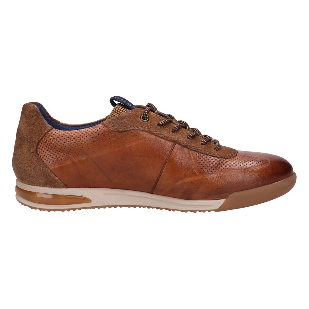 Schuhe Sportive Schuhe bugatti Sneaker, mit Textilband auf der zunge cognac-used Schuhe Sportive Schuhe bugatti Sneaker, mit Textilband auf der zunge cognac-used