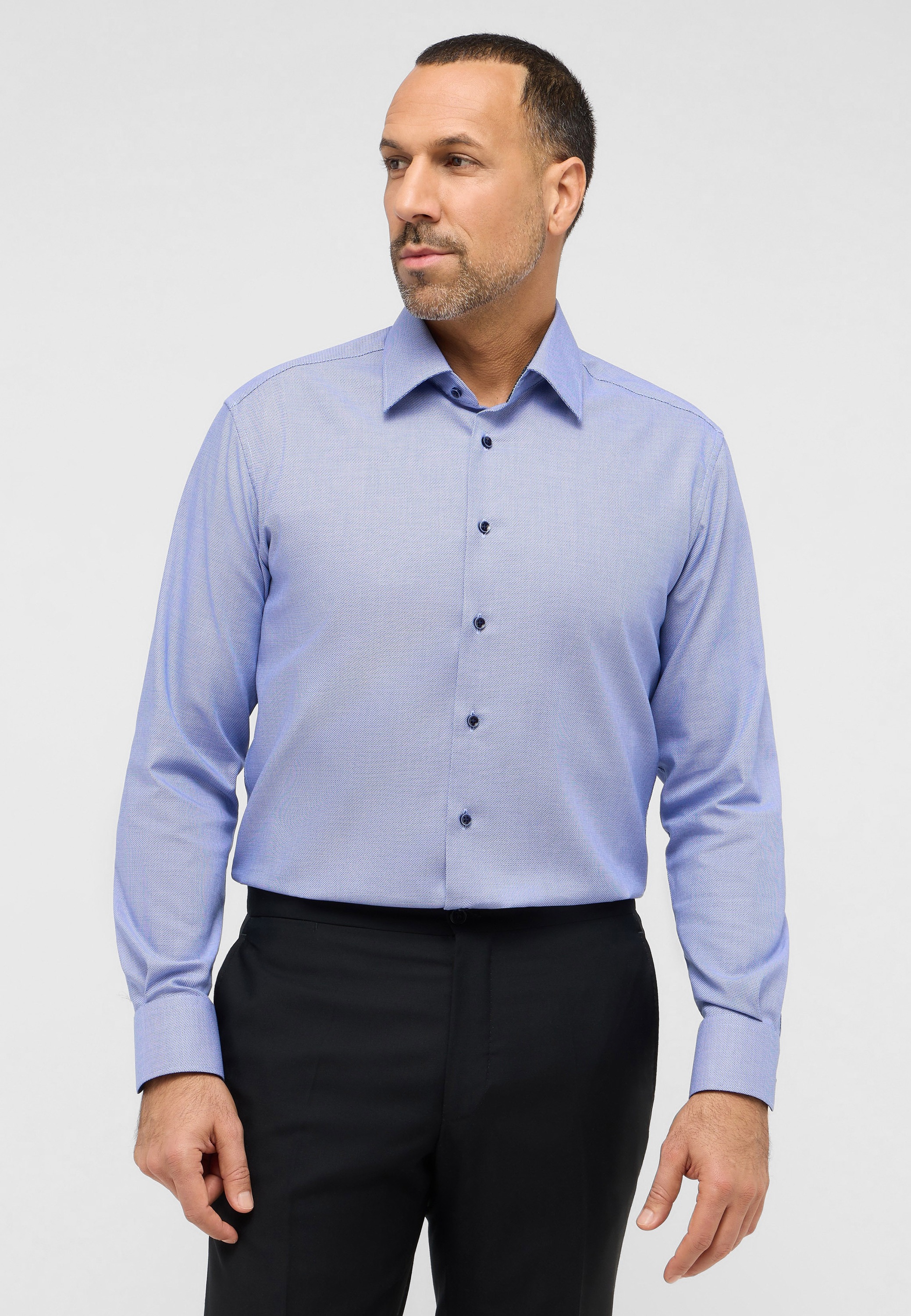Eterna Langarmhemd »MODERN FIT«, NON IRON (bügelfrei)