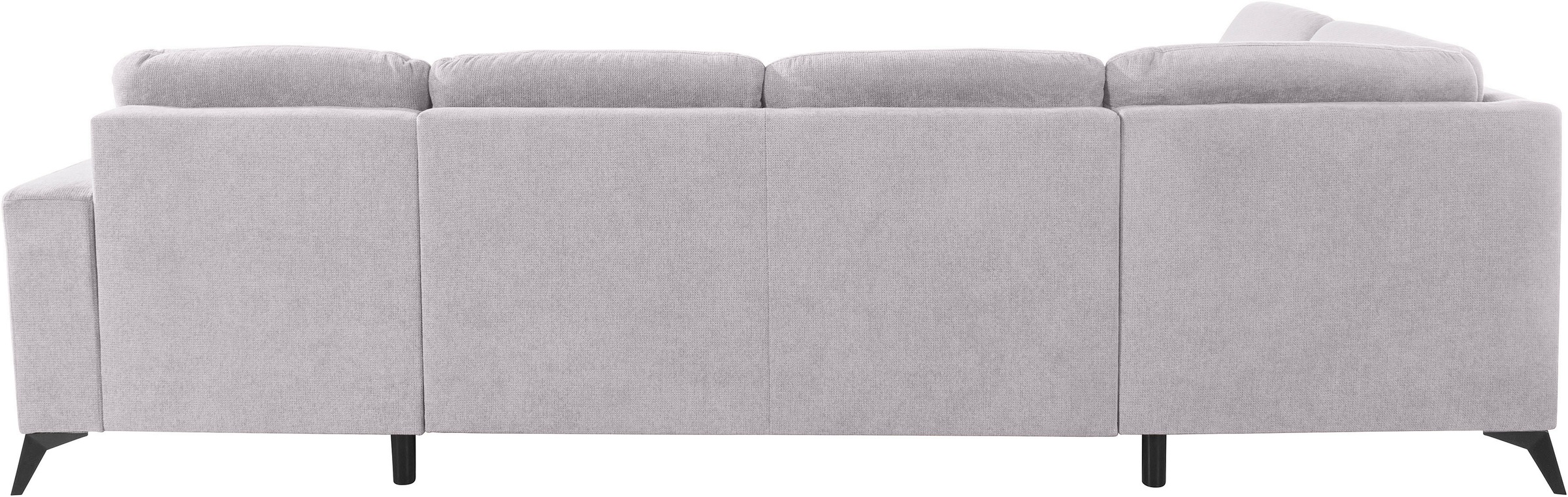 Places of Style Wohnlandschaft »Lolland U-Form«, Wahlweise mit Bettfunktion und Stauraum, auch mit abwischbarem Bezug